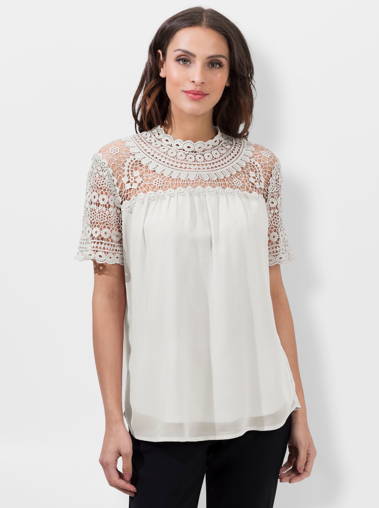 Kanten blouse - wit