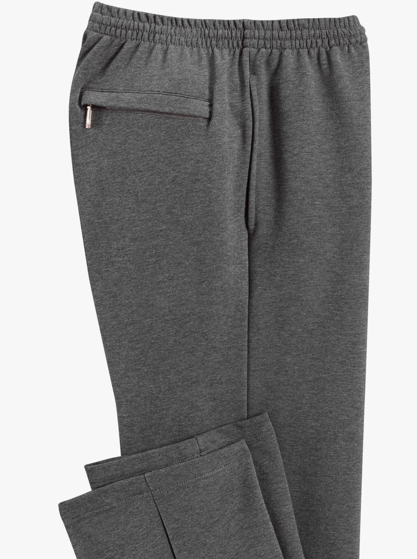 Hajo Vrijetijdsbroek met bindkoord - antraciet gemêleerd