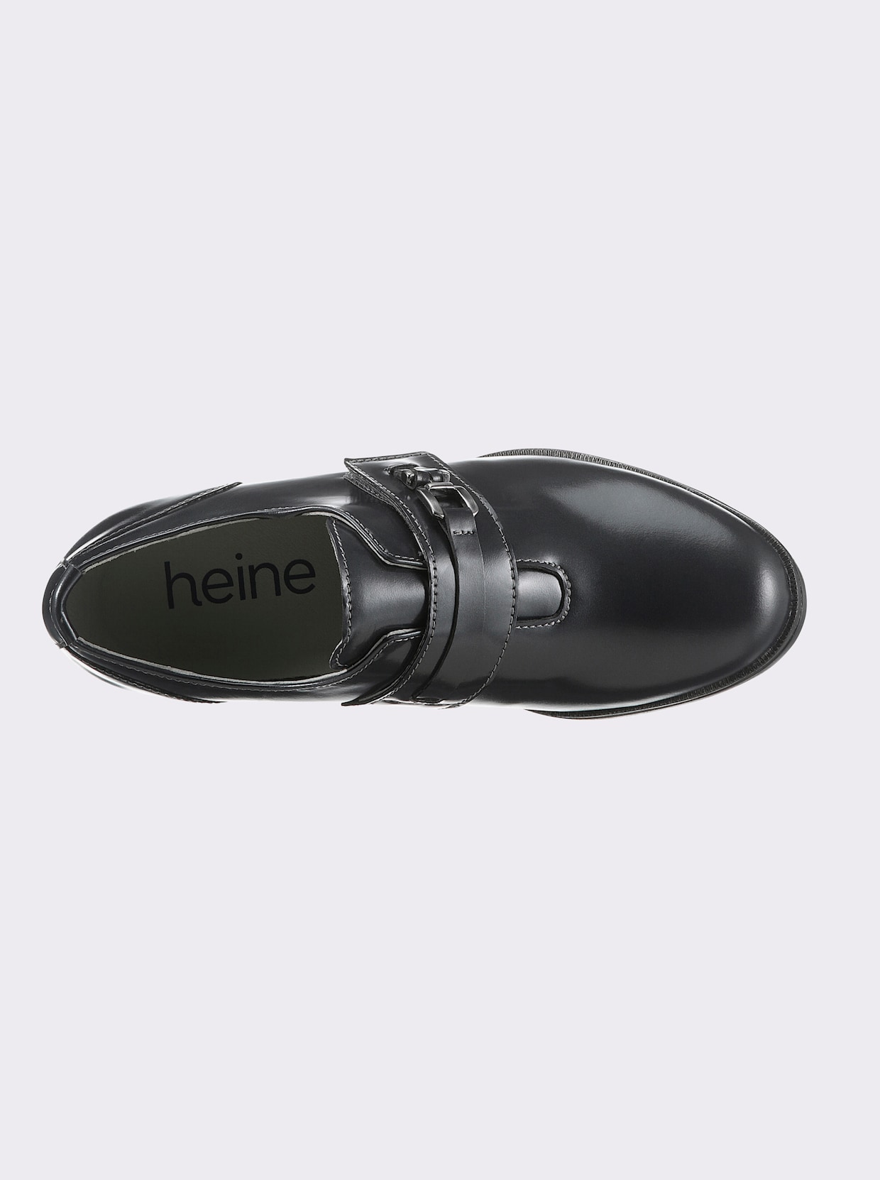 heine Hochfrontpumps - grau-metallic