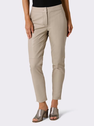 heine Lederhose - beige