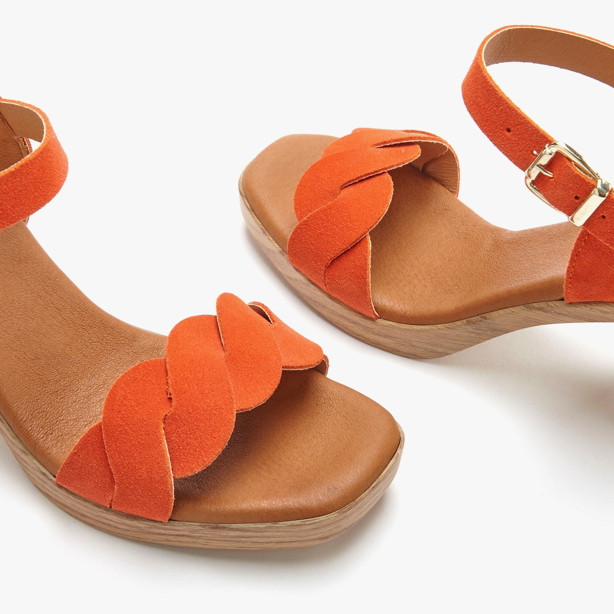 LASCANA Sandalen met riempjes - oranje