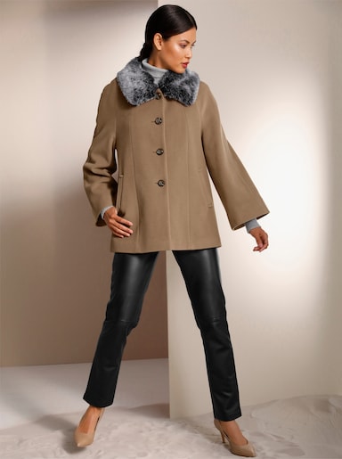 Manisa Woll-Jacke - beige