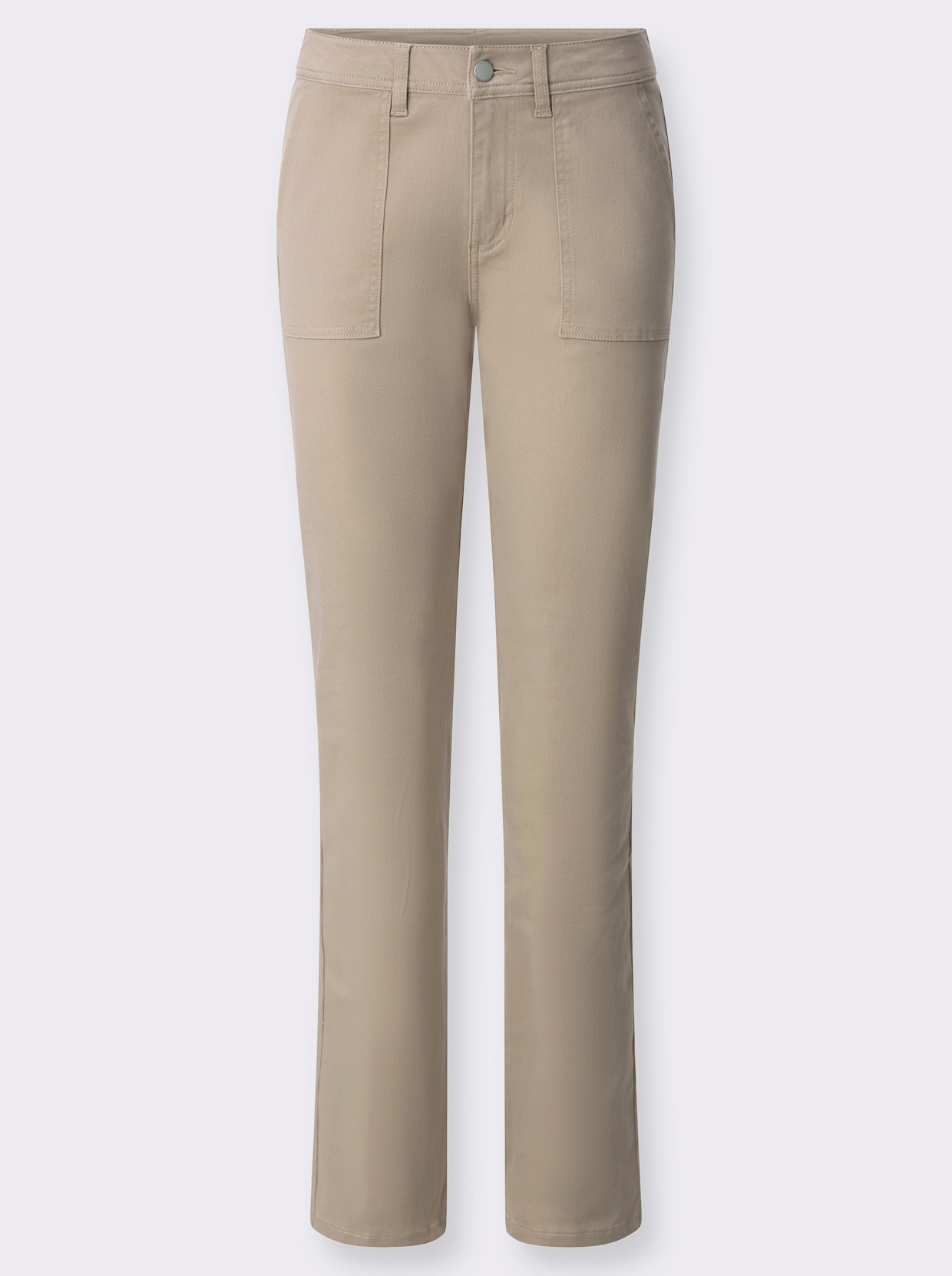 Jeans mit aufgesetzten Taschen - sesam