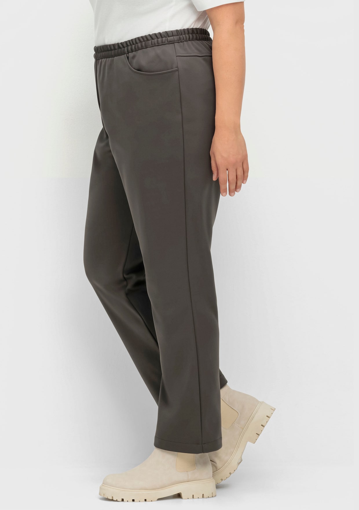 Thermohose mit Fleece-Futter - anthrazit