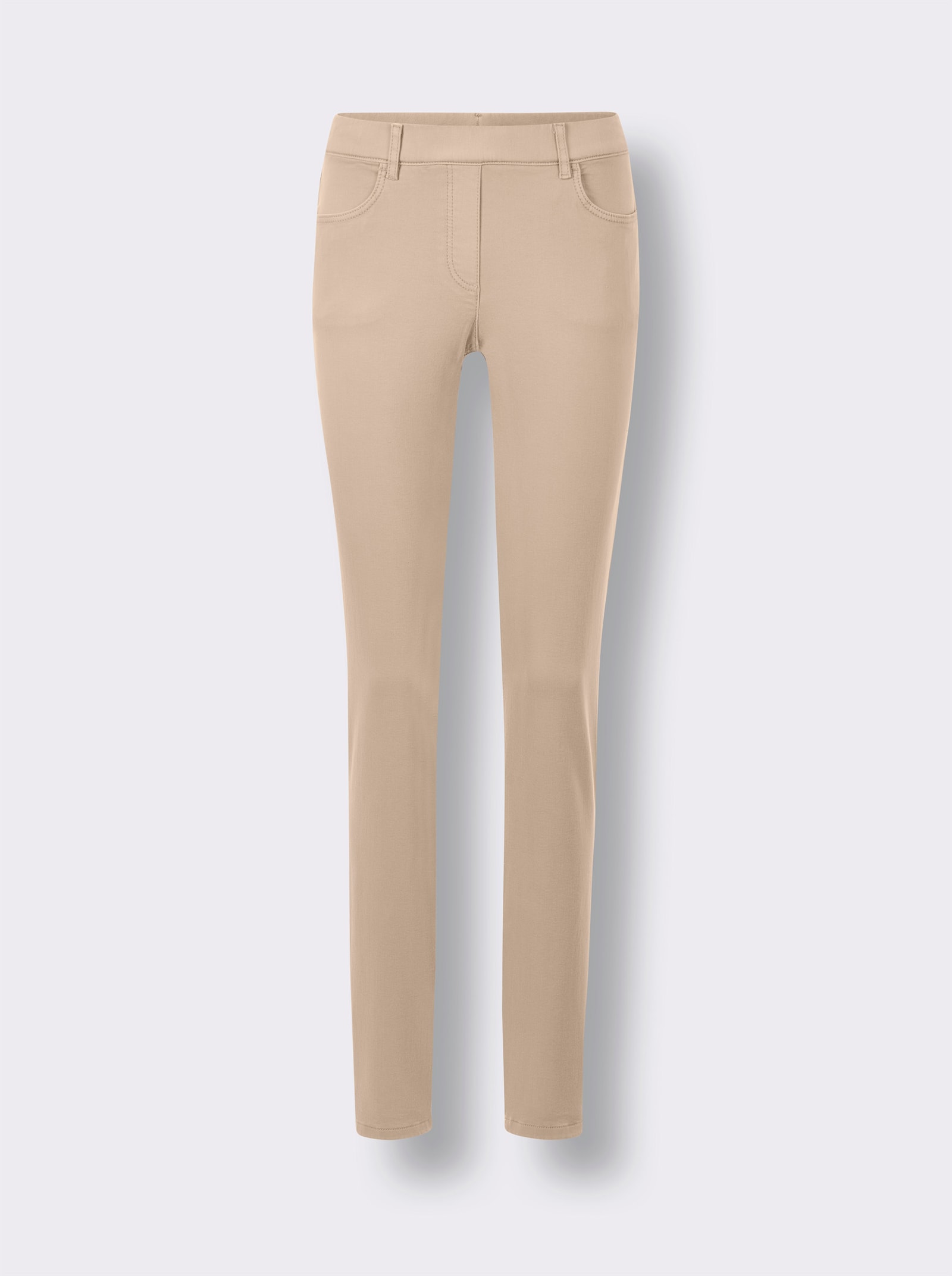 Ascari Schlupfjeans in Superstretch-Qualität - beige