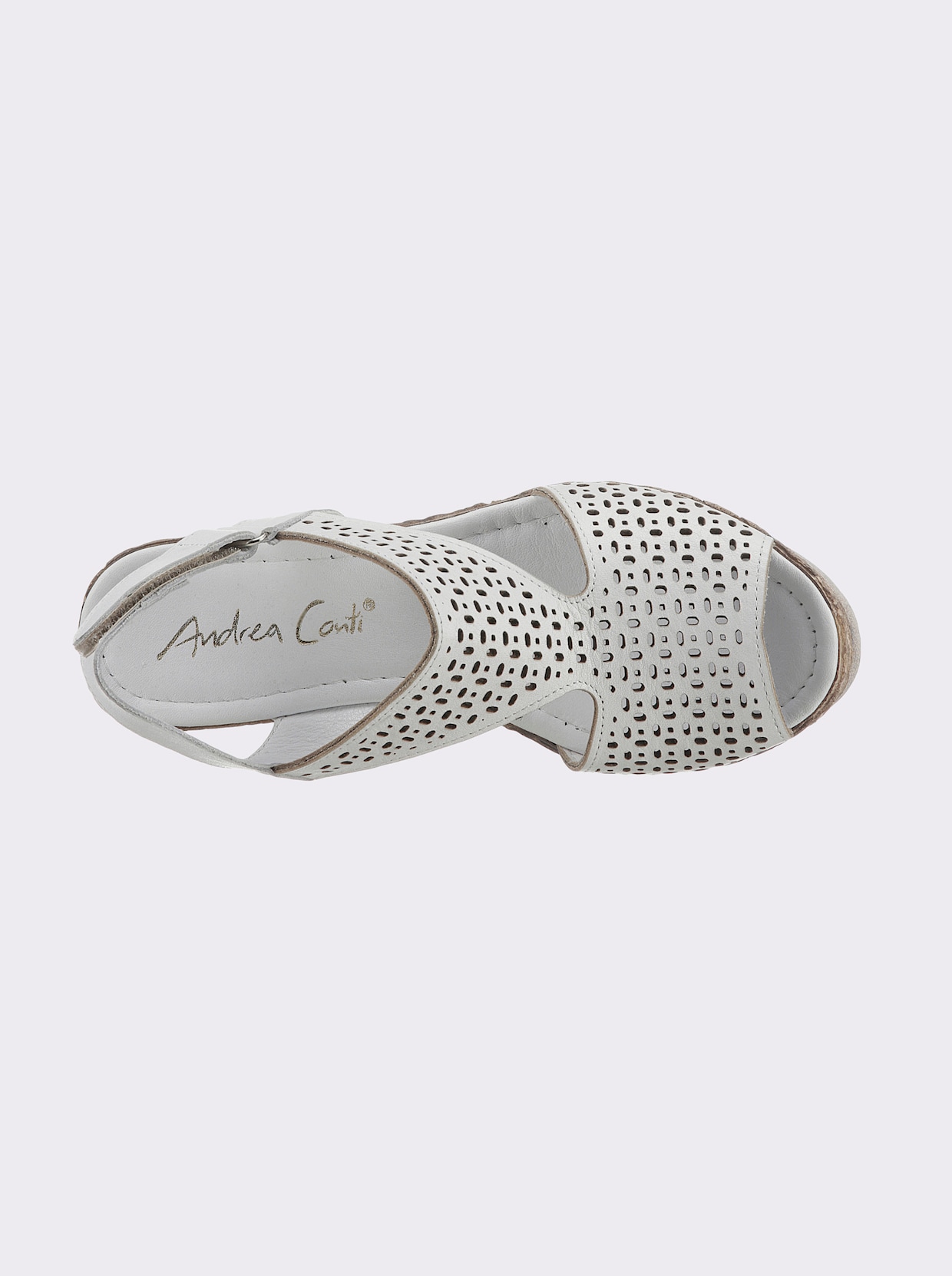 Andrea Conti sandaaltjes - wit