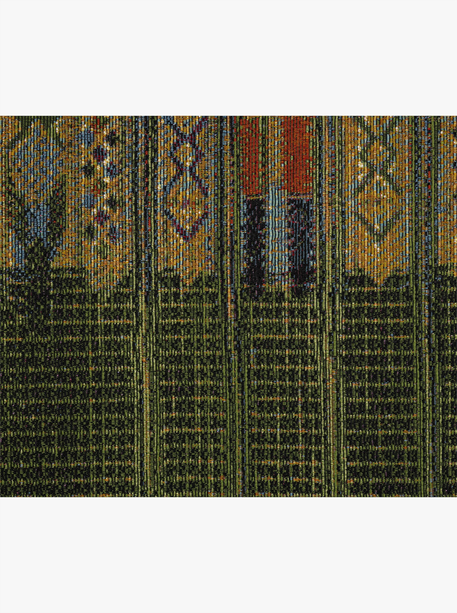 Theko Teppich - grün