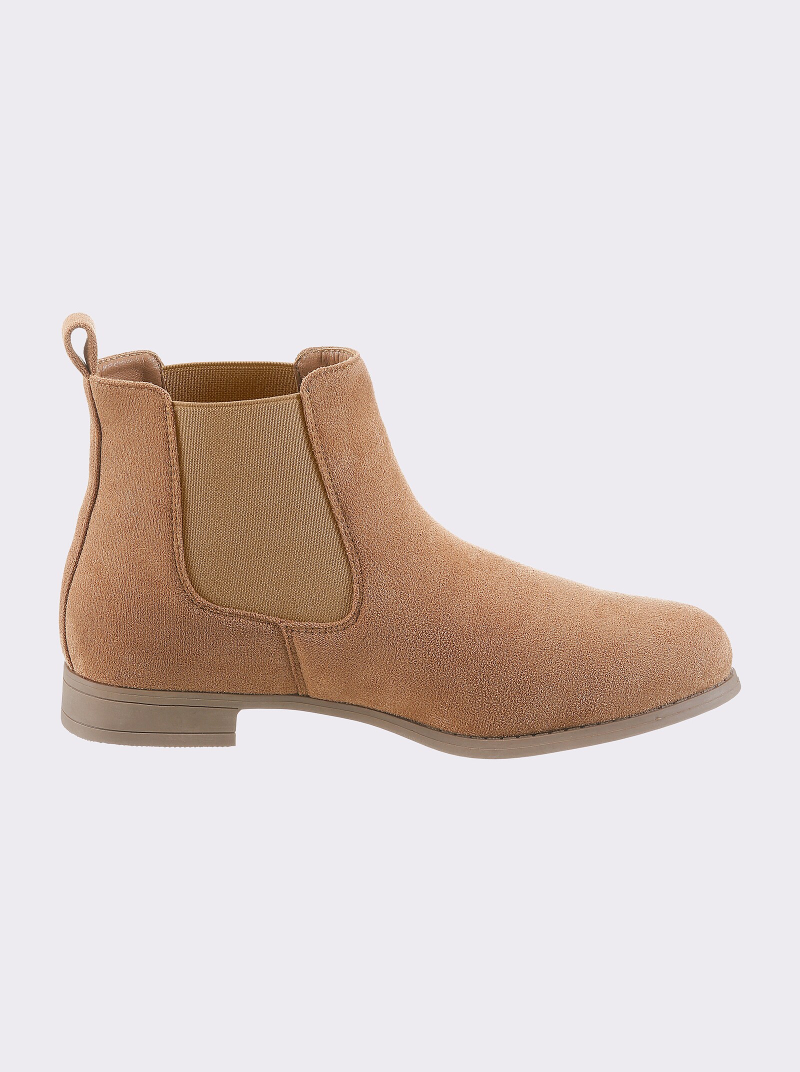 Laarsje met elastische inzetten - camel