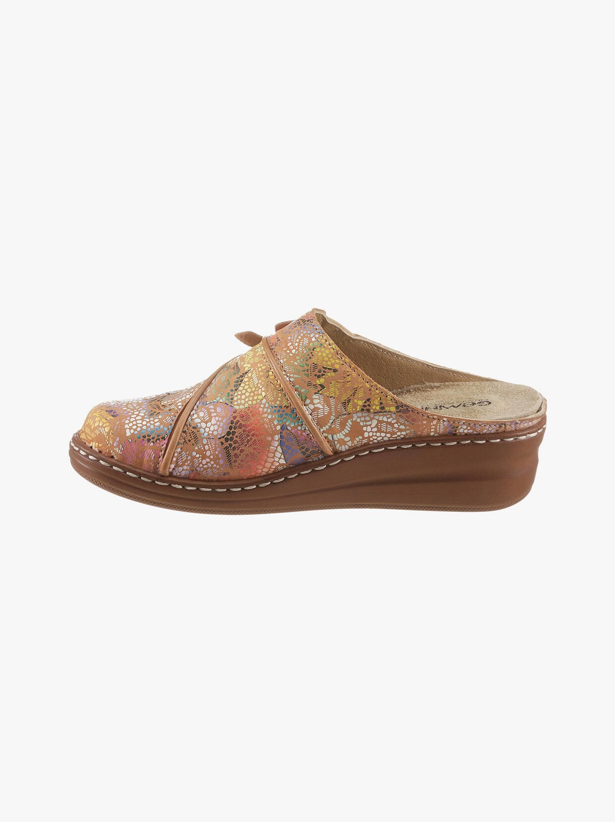 Gemini Clog - braun-bedruckt