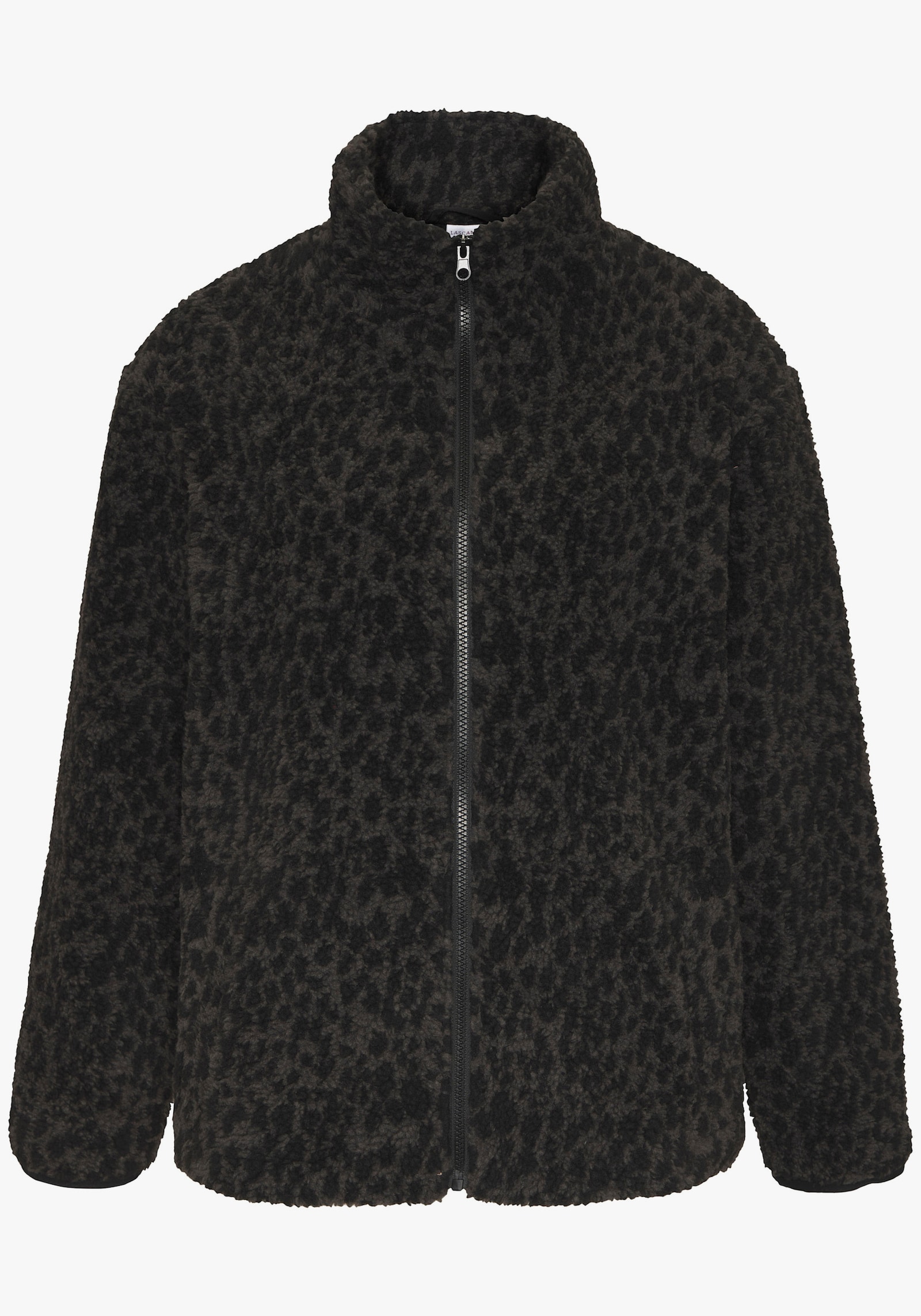 LASCANA Fleecejacke - leo-anthrazit
