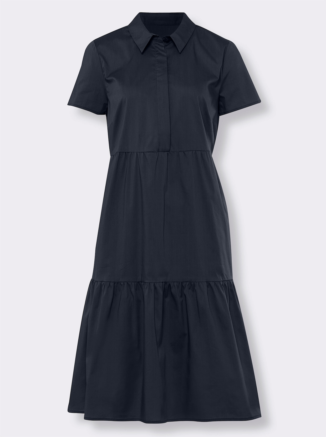 heine Geweven jurk - marine