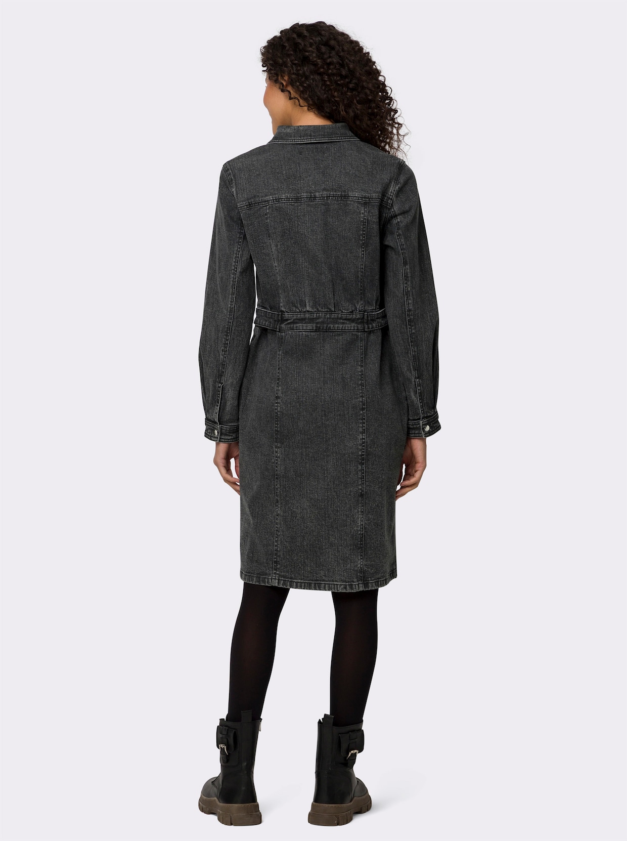 heine Jeansjurk - antraciet/grey-denim