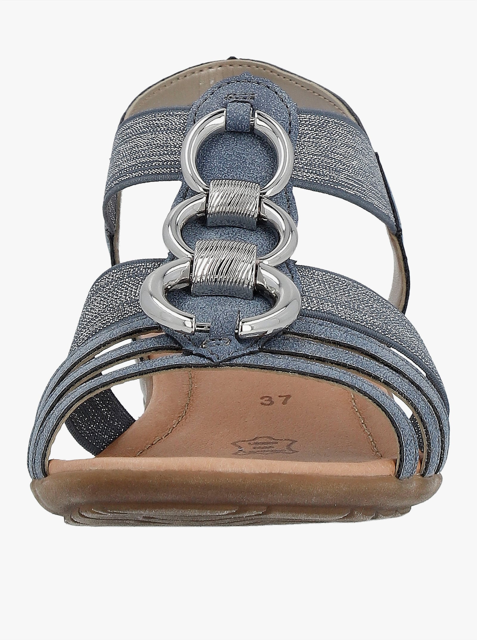 Remonte Sandalen voor slanke voeten - middenblauw