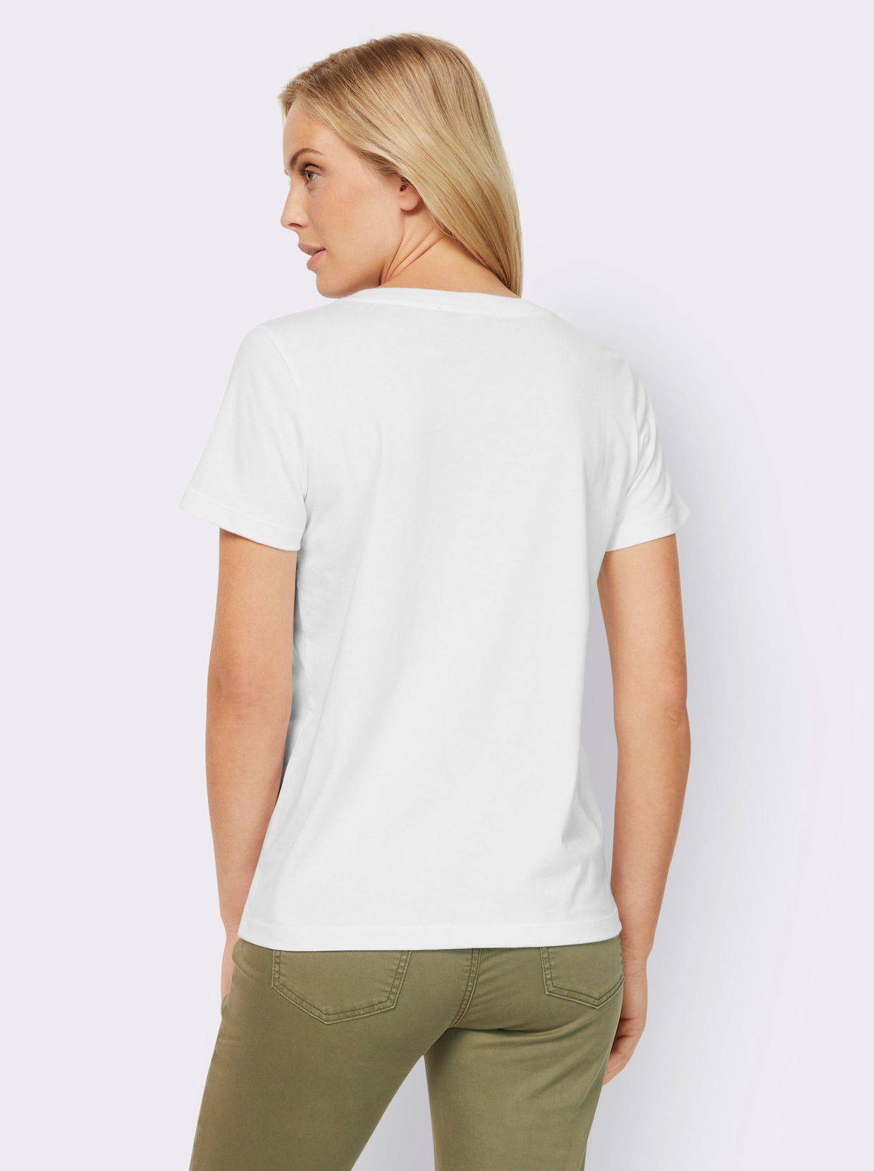 heine Shirt met print - wit