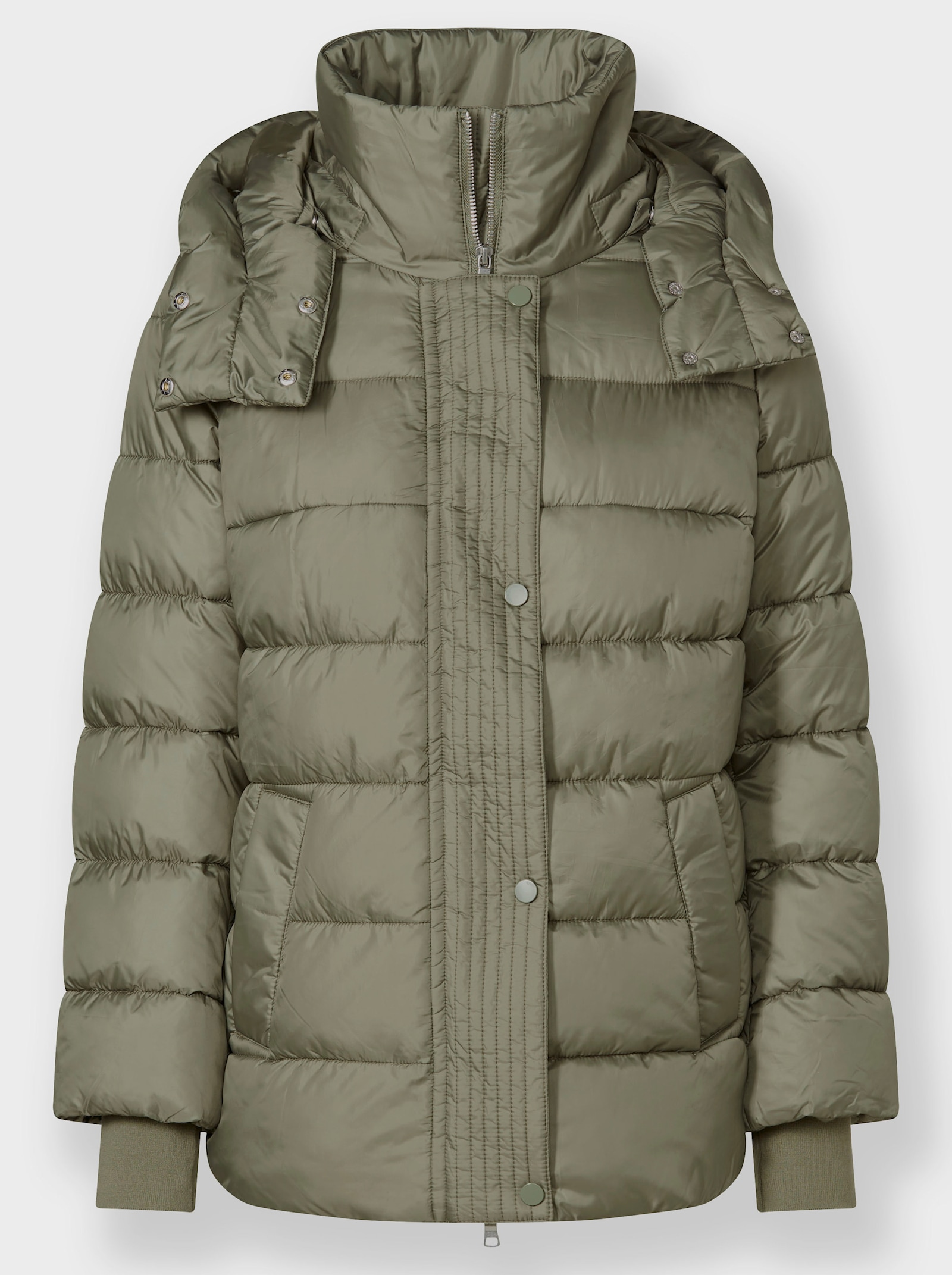 heine Steppjacke mit abnehmbarer Kapuze - khaki