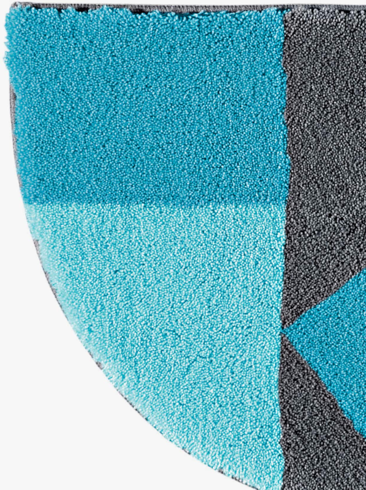 Grund Tapis de bain - turquoise-gris