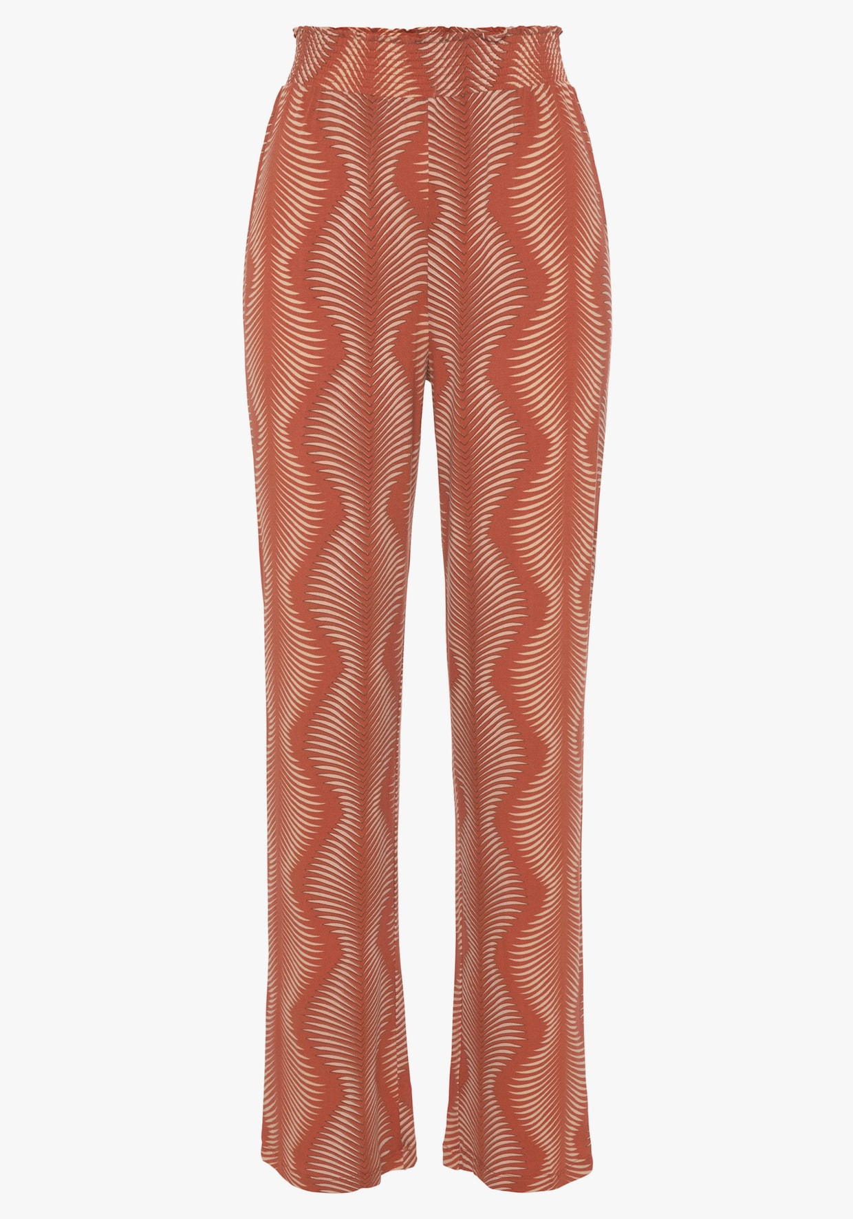 LASCANA Pyjamahose - terracotta bedruckt