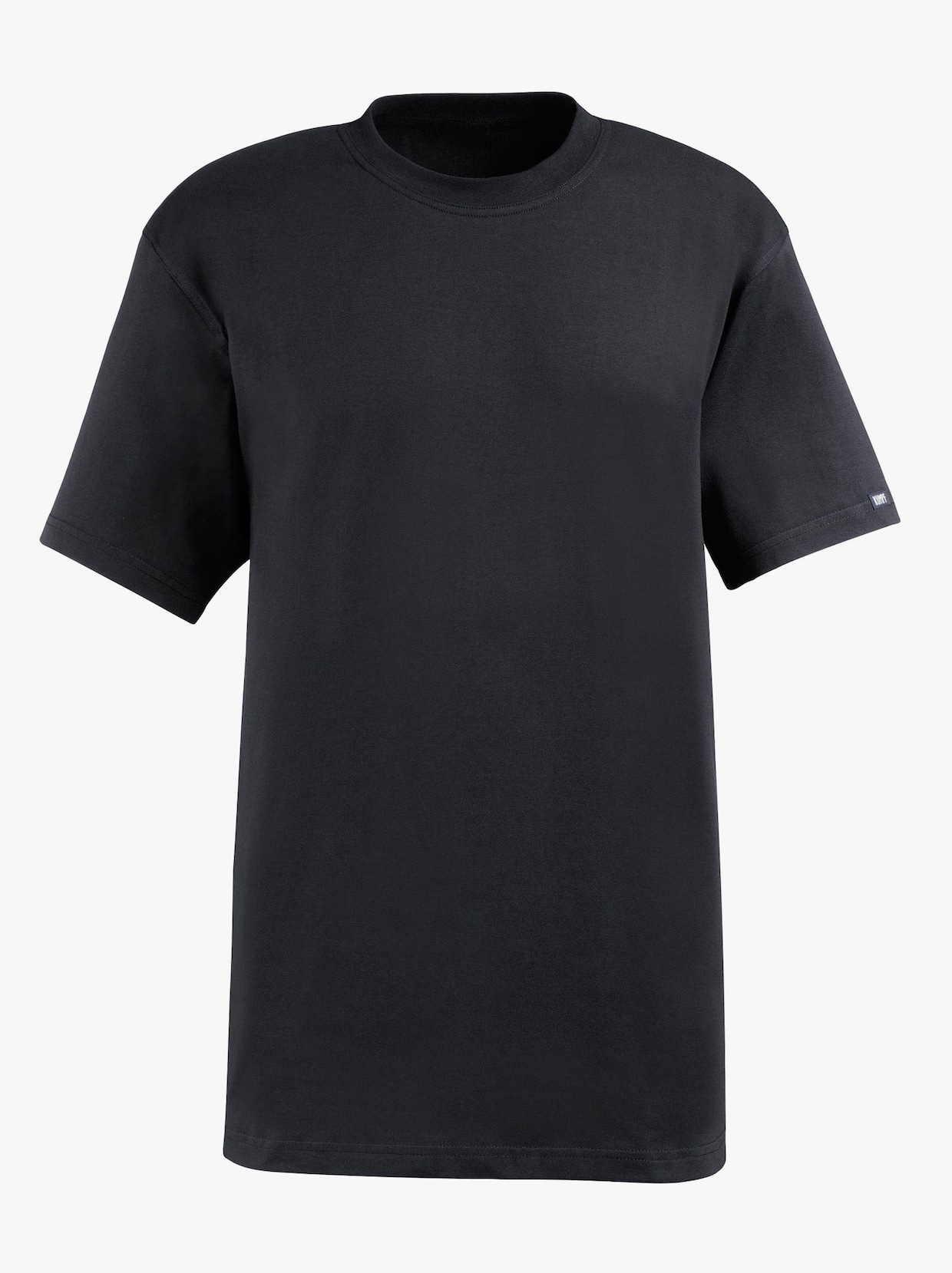 Kumpf Shirt - 2 Stück schwarz