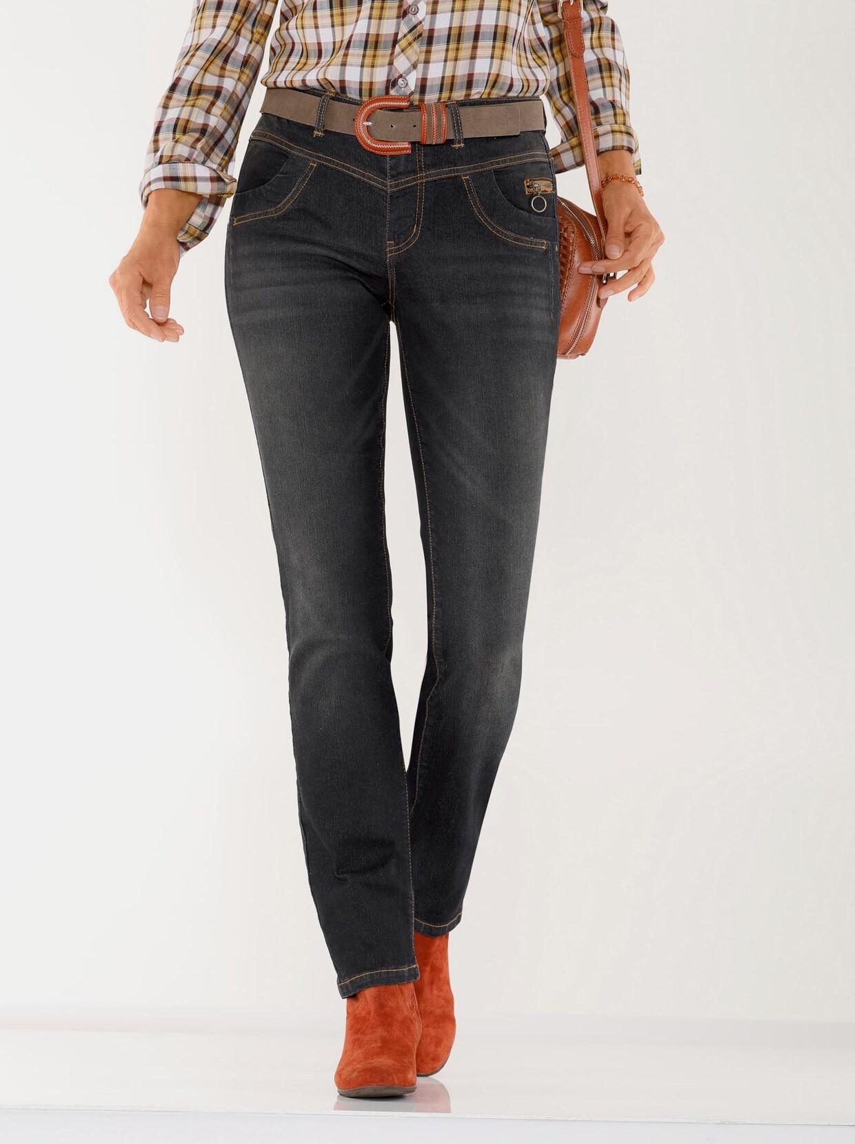 5-Pocket-Jeans - black-denim