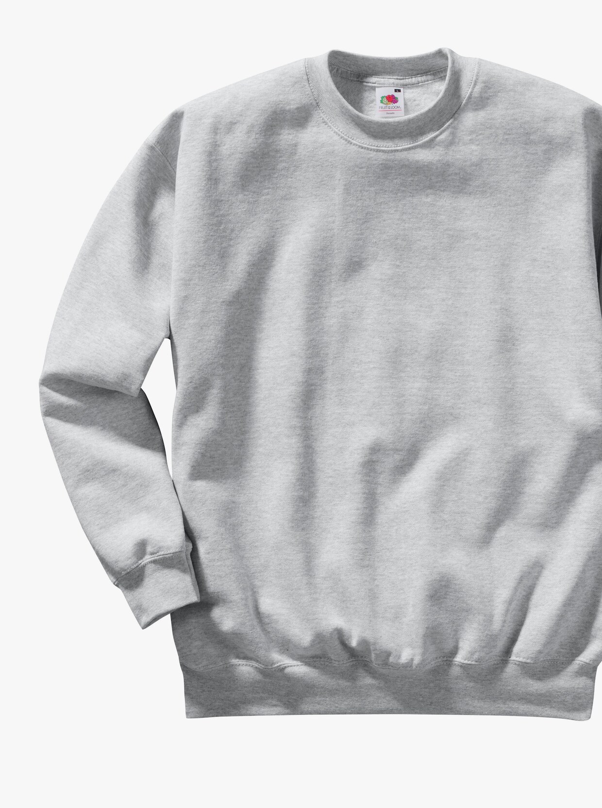 Fruit of the Loom Sweatshirt - grijs gemêleerd