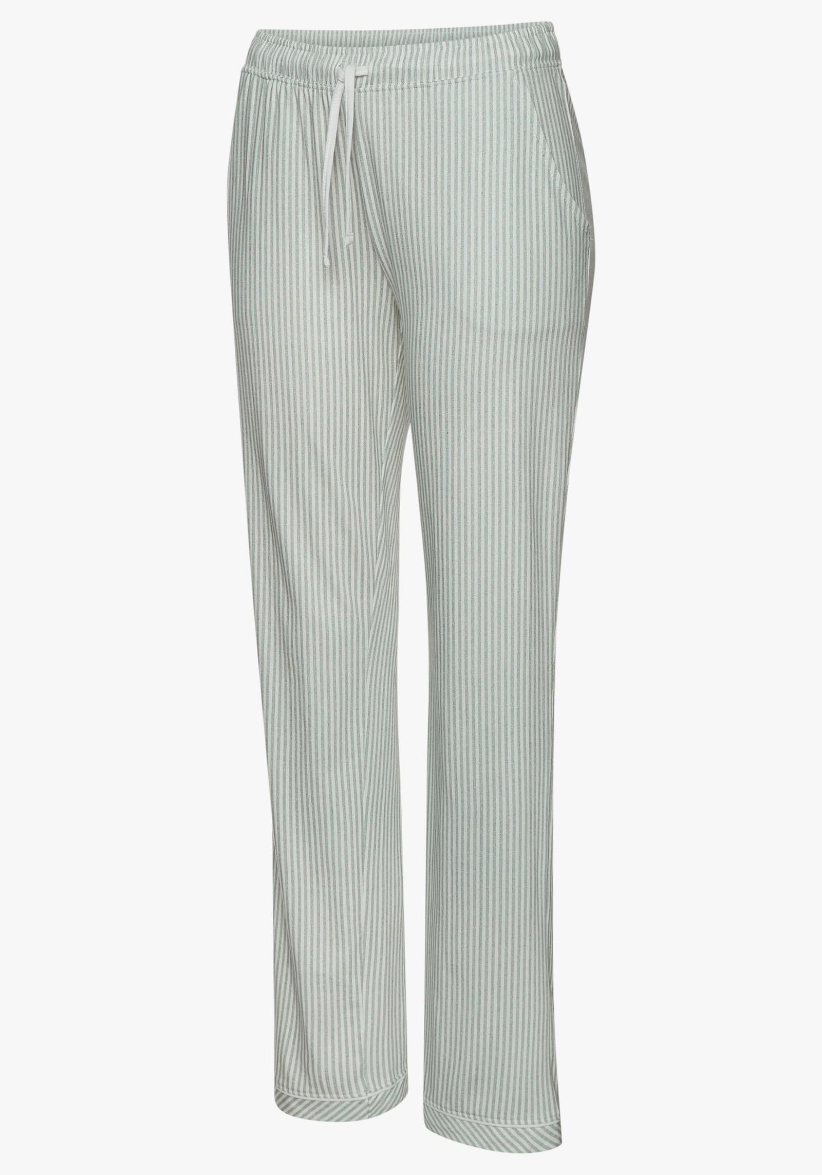 s.Oliver Bas de pyjama - vert à rayures