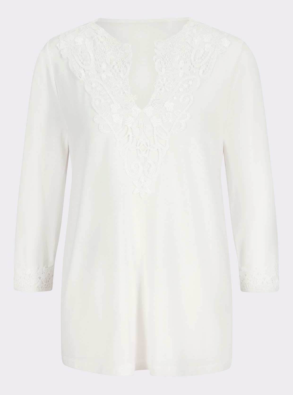 heine Shirt met 3/4-mouw - ecru