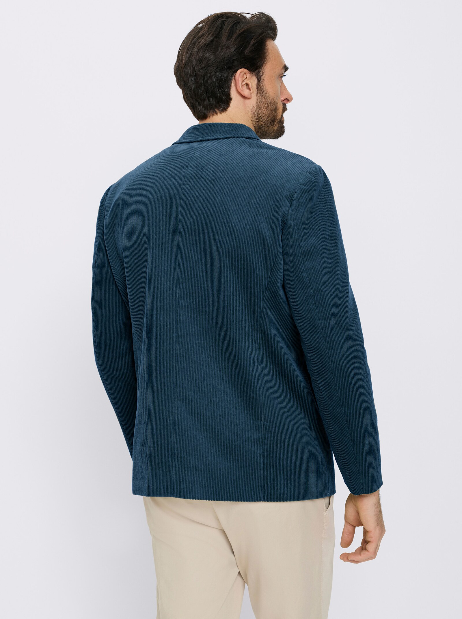 Marco Donati Sakko aus Cord, reine Baumwolle - dunkelblau