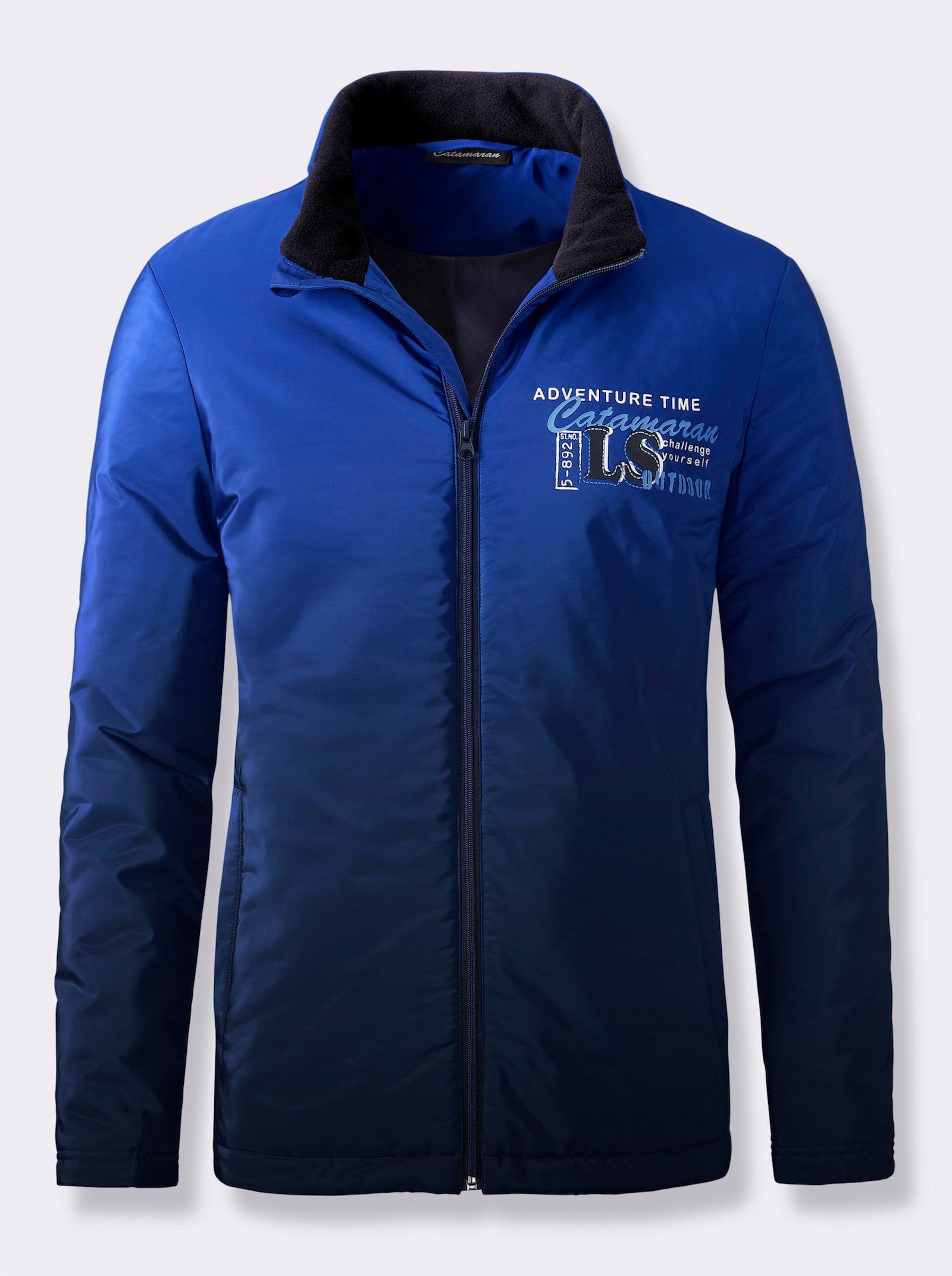 Catamaran Longjacke mit Farbverlauf, für kalte Tage - royalblau