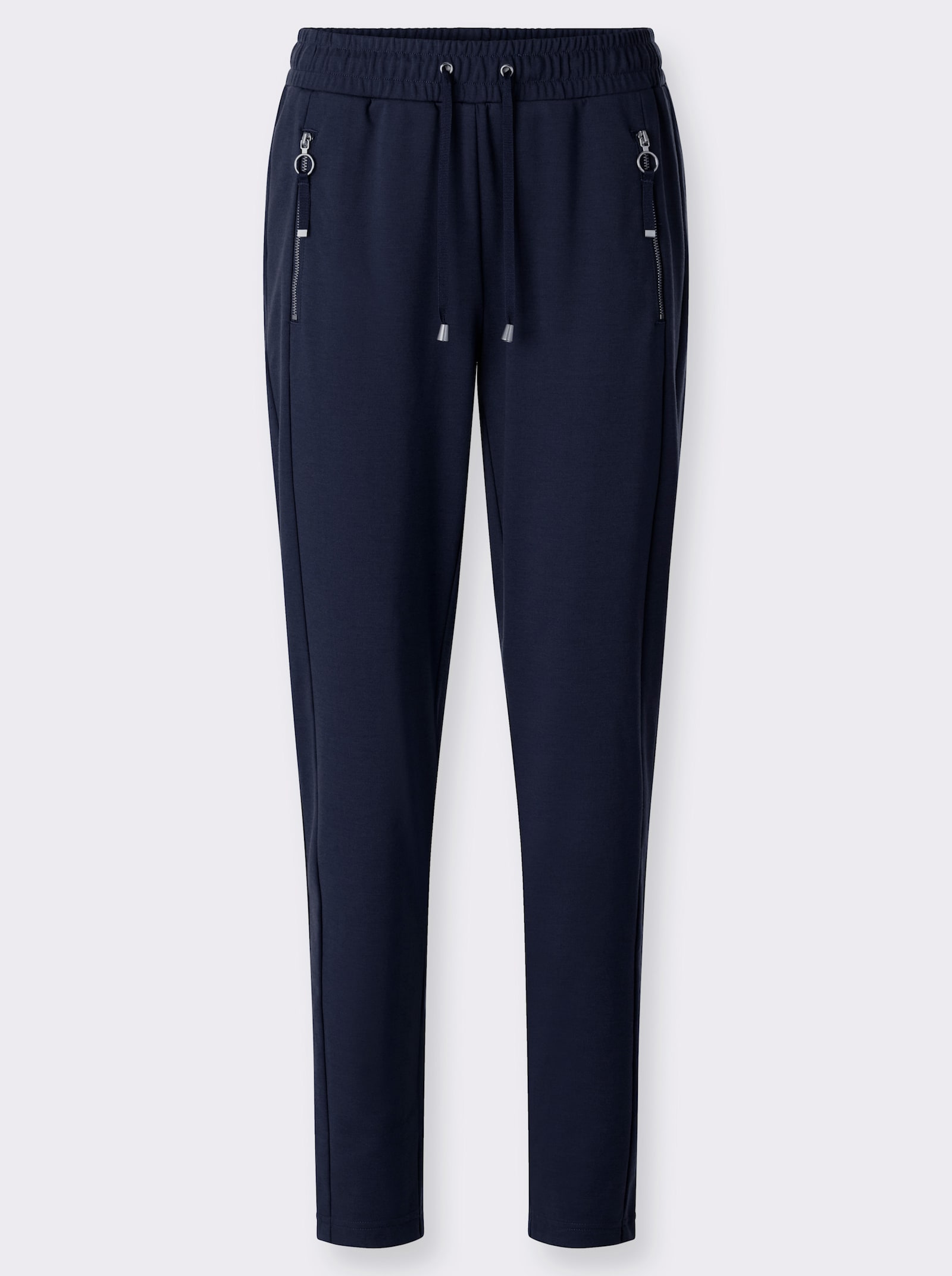  Jogg Pants mit Reißverschluss-Taschen - marine