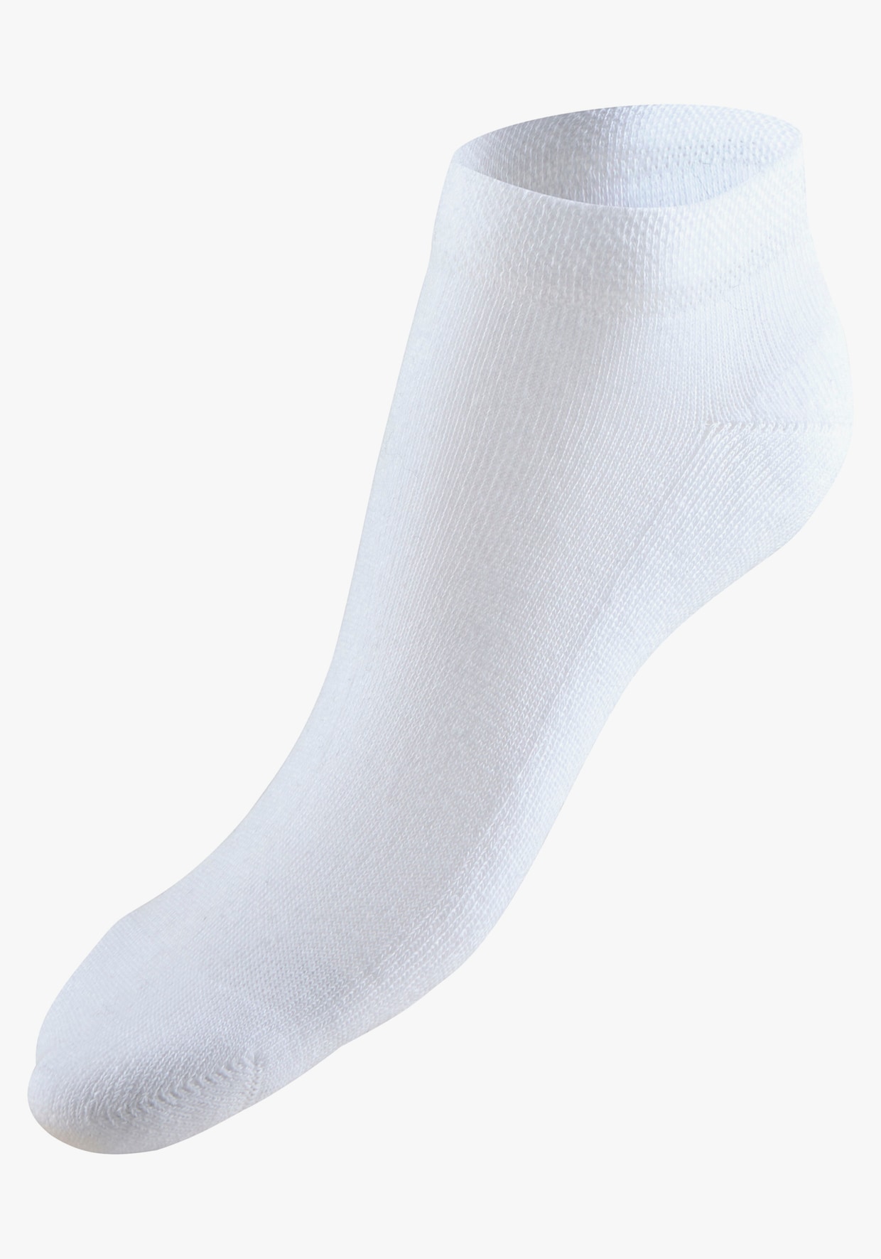 H.I.S Sneakersocken - 2x schwarz, 2x weiss, 2x grau-meliert