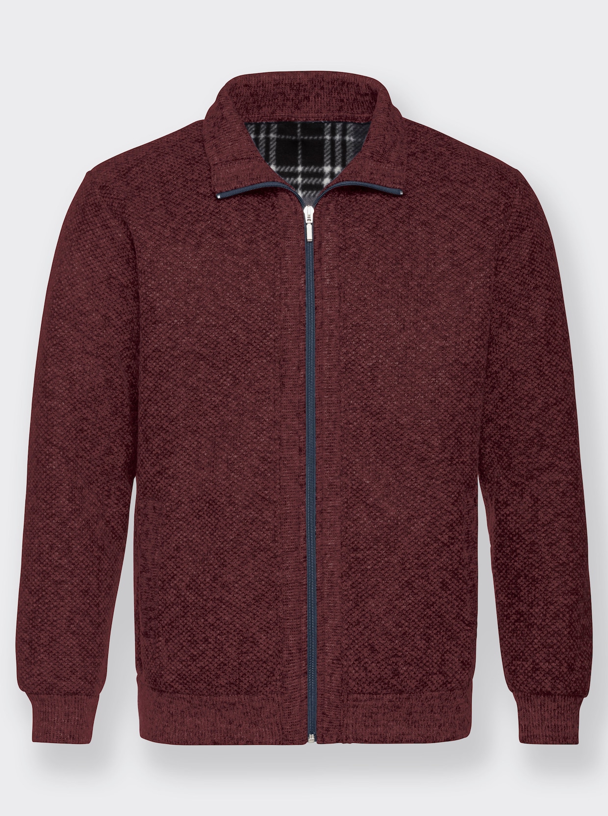 Marco Donati Strickjacke - bordeaux-meliert