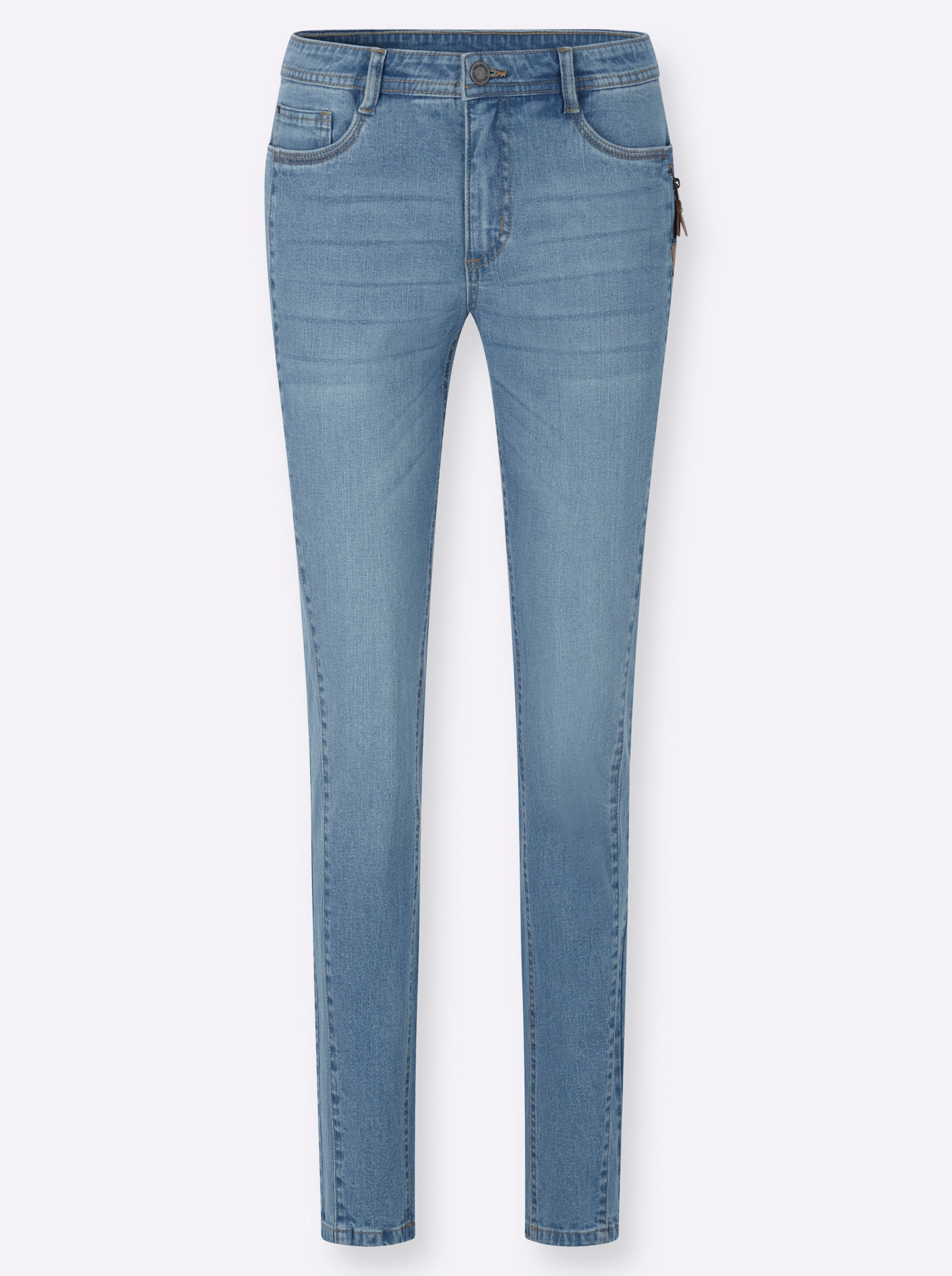 Blue-Bleached Jeans
