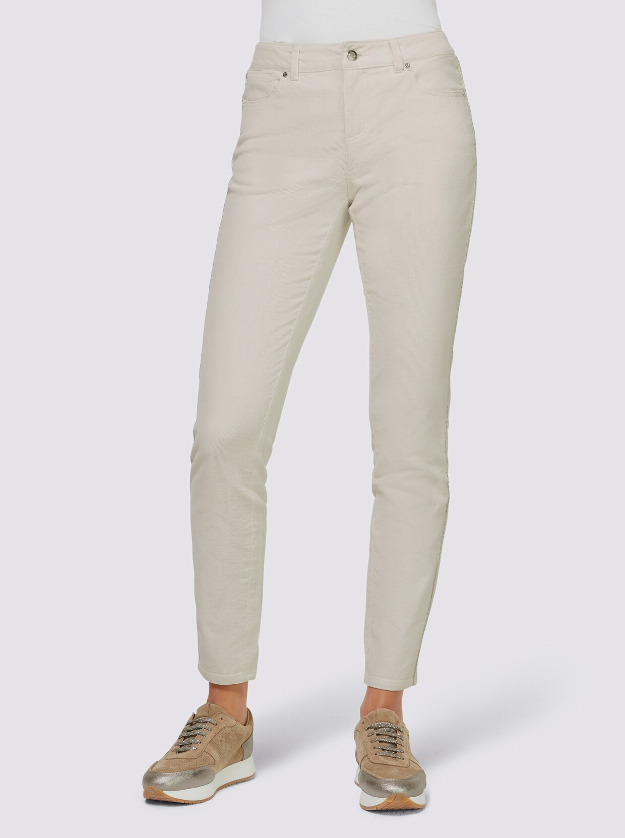 heine Cord-Hose - champagner