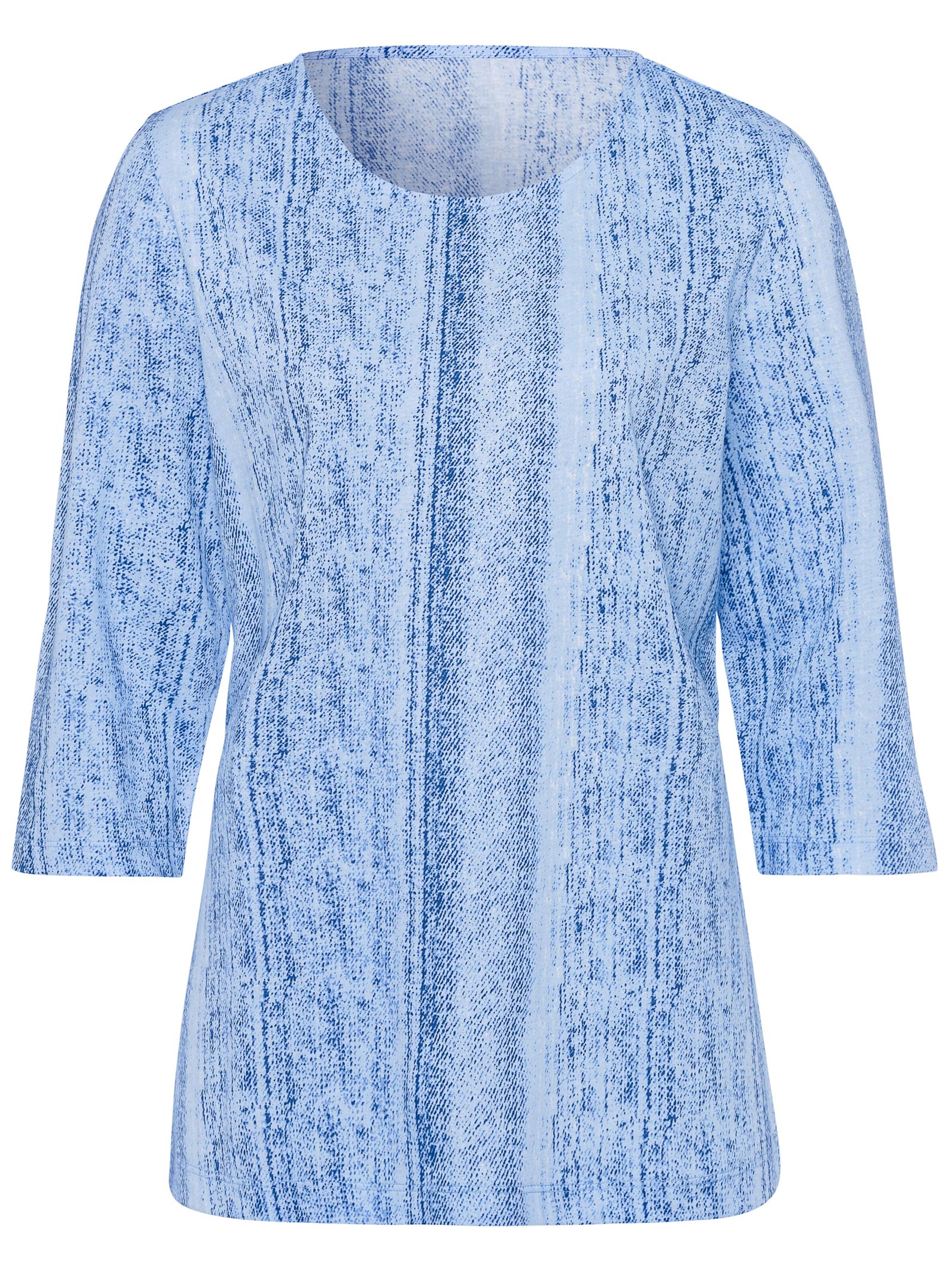 Shirt - blau-bedruckt