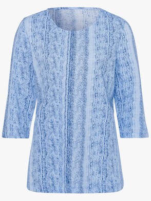 Shirt - blau-bedruckt
