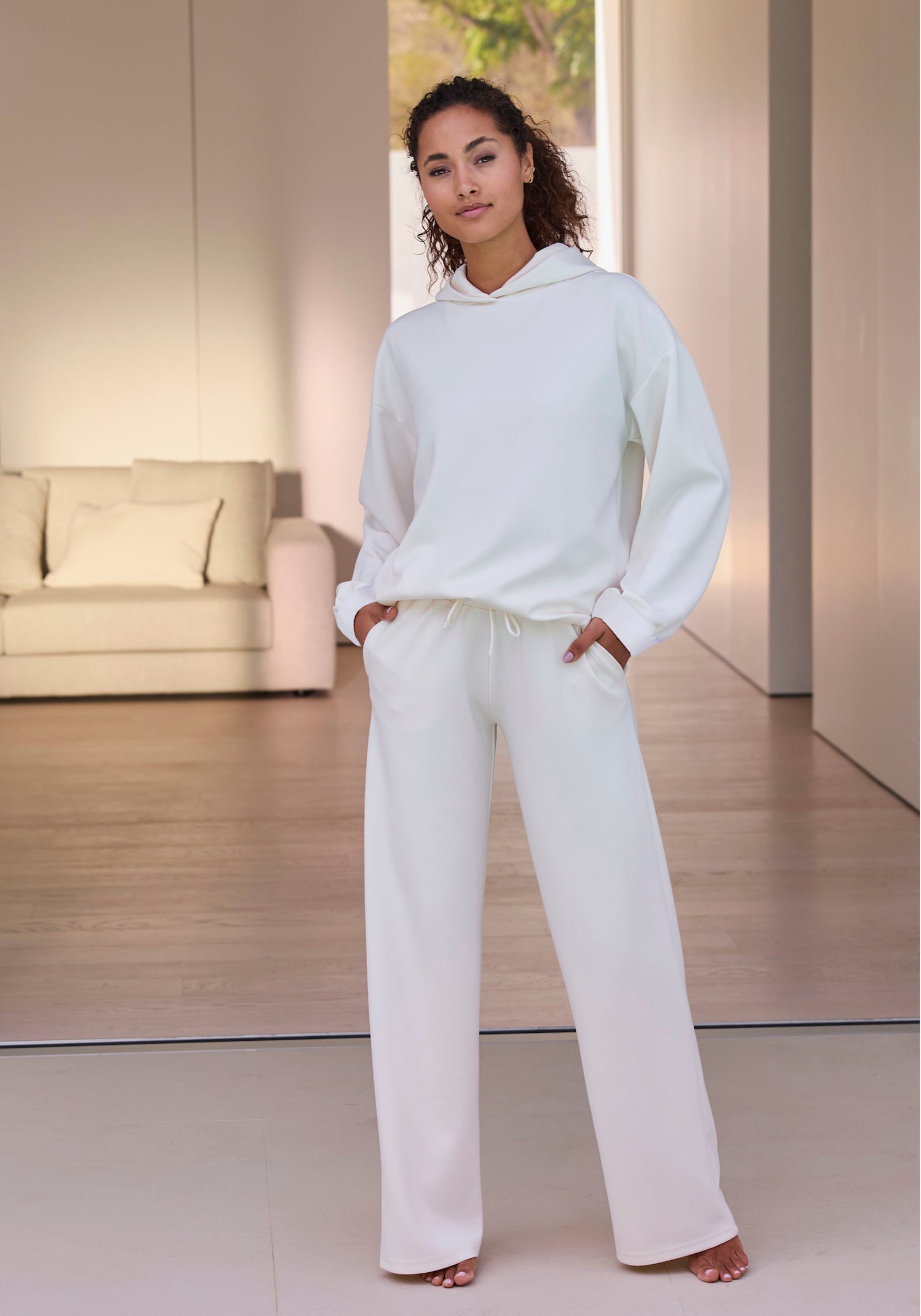 Copenhagen Studios Loungehose - wollweiß