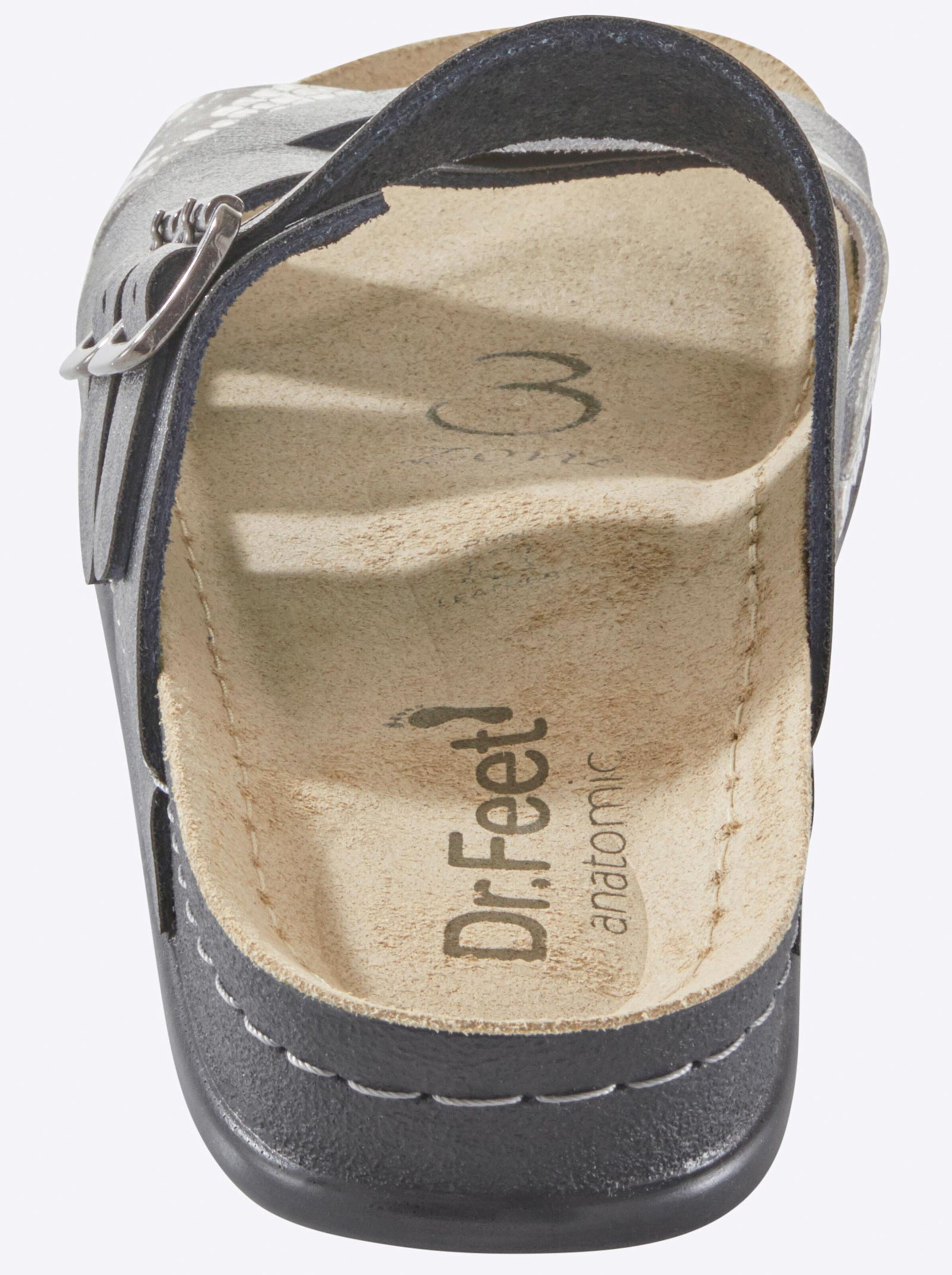 Schuhe Pantoletten Pantolette in anthrazit Schuhe Pantoletten Pantolette in anthrazit
