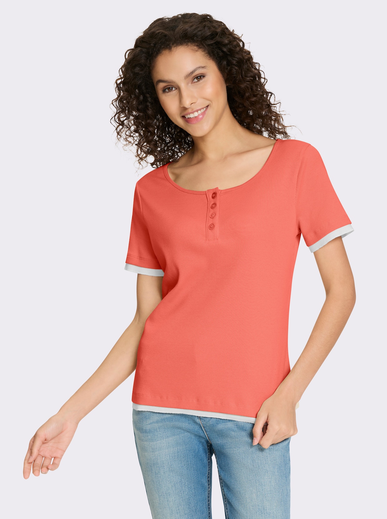 heine Shirt - koralle