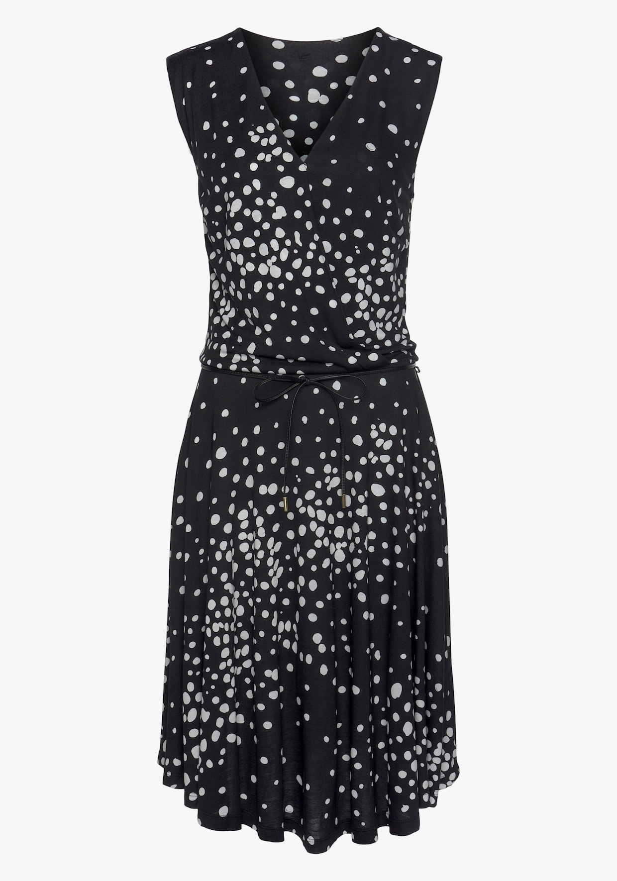 Vivance Jersey jurk - zwart/wit geprint