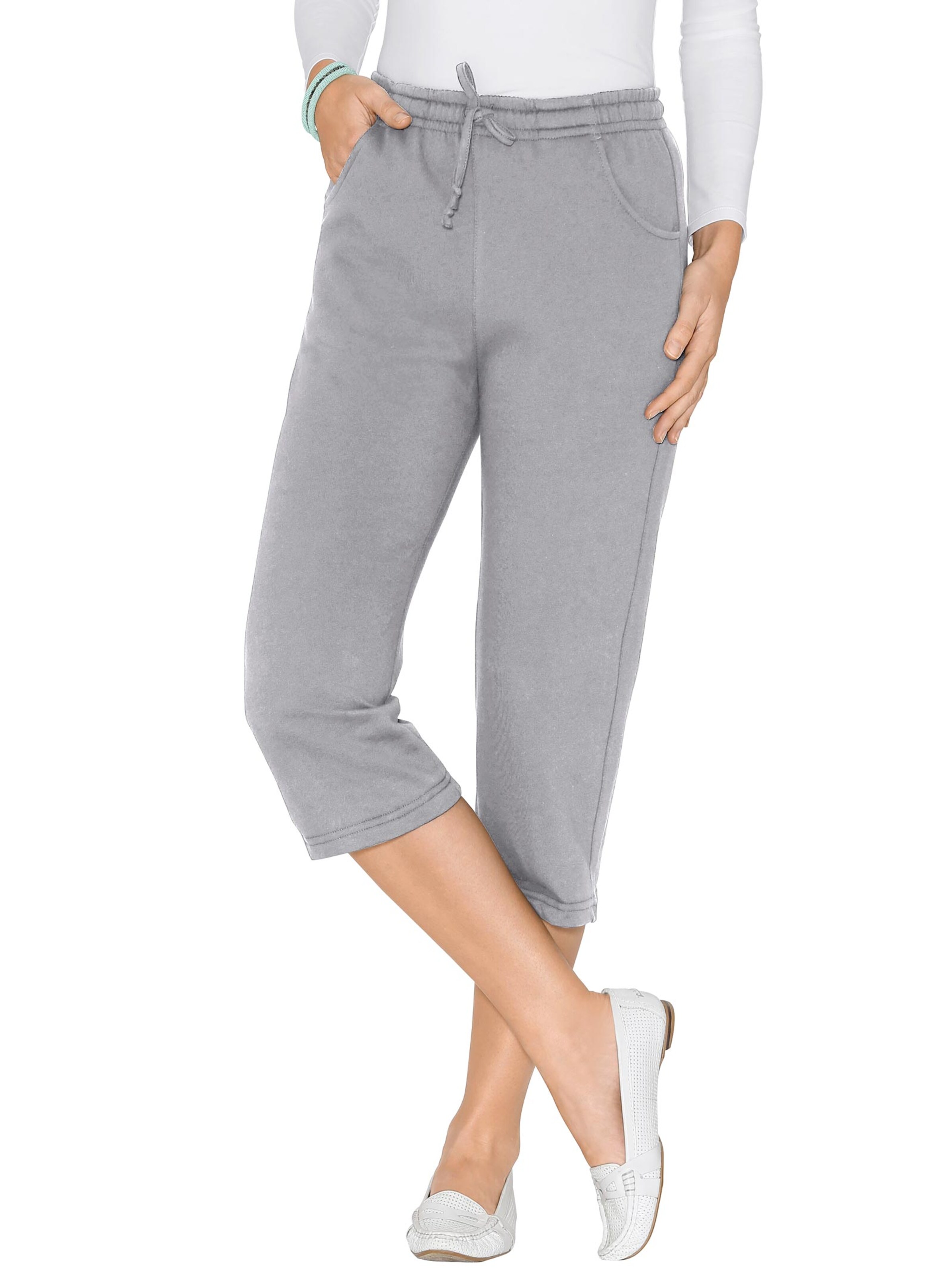 7/8-Jersey-Hose - grau-meliert