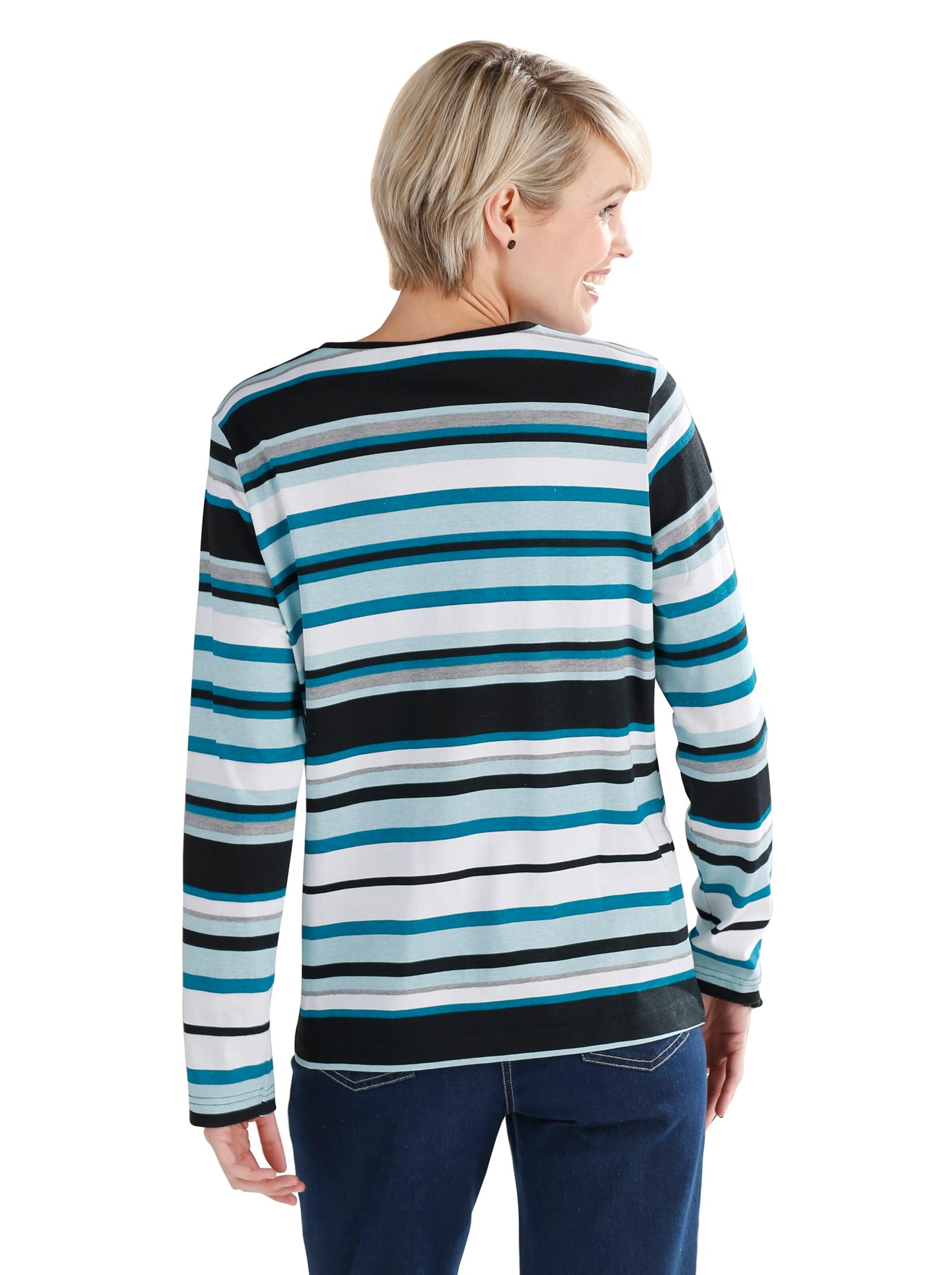 Shirt - aquapetrol-gestreift