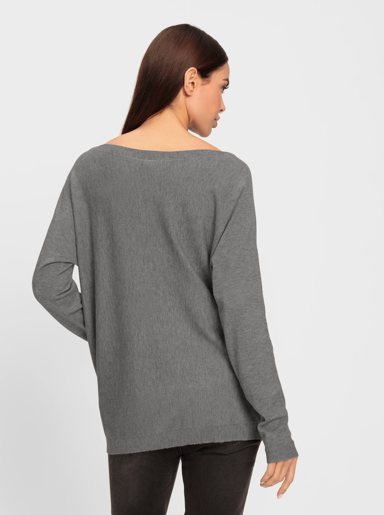 heine Gebreide pullover - grijs gemêleerd