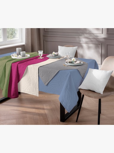 Tischdecke - taubenblau