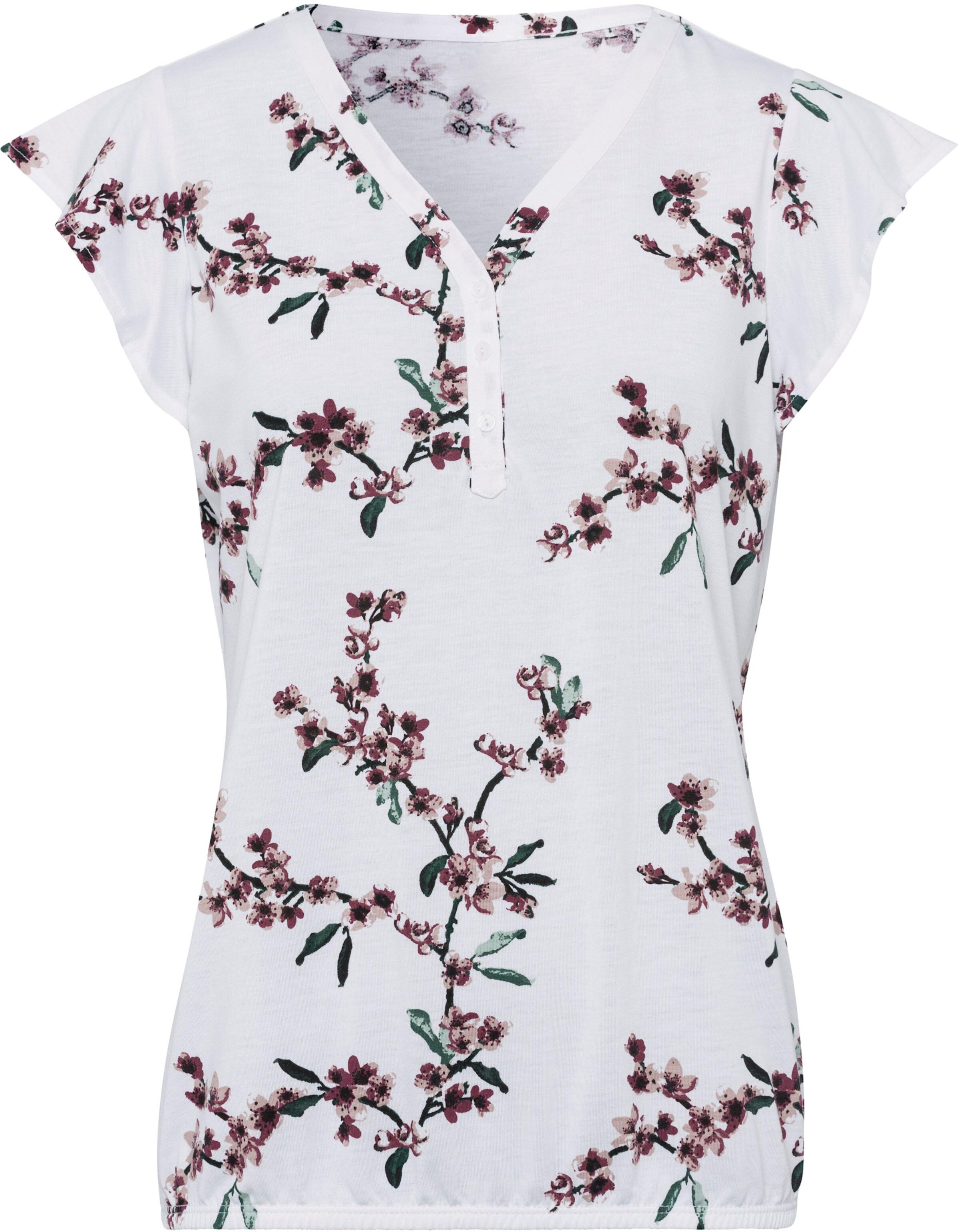 Witt Weiden Damen Shirttop dunkelgrau, weiß  - Onlineshop Witt Weiden