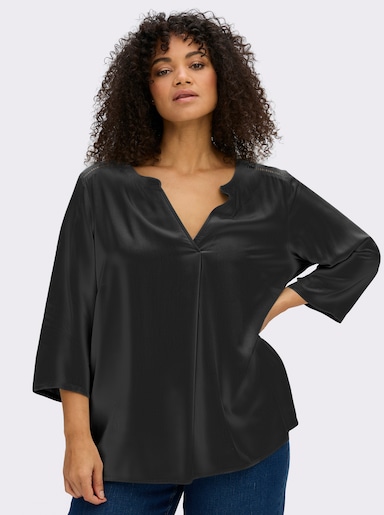 sheego Tunika - schwarz