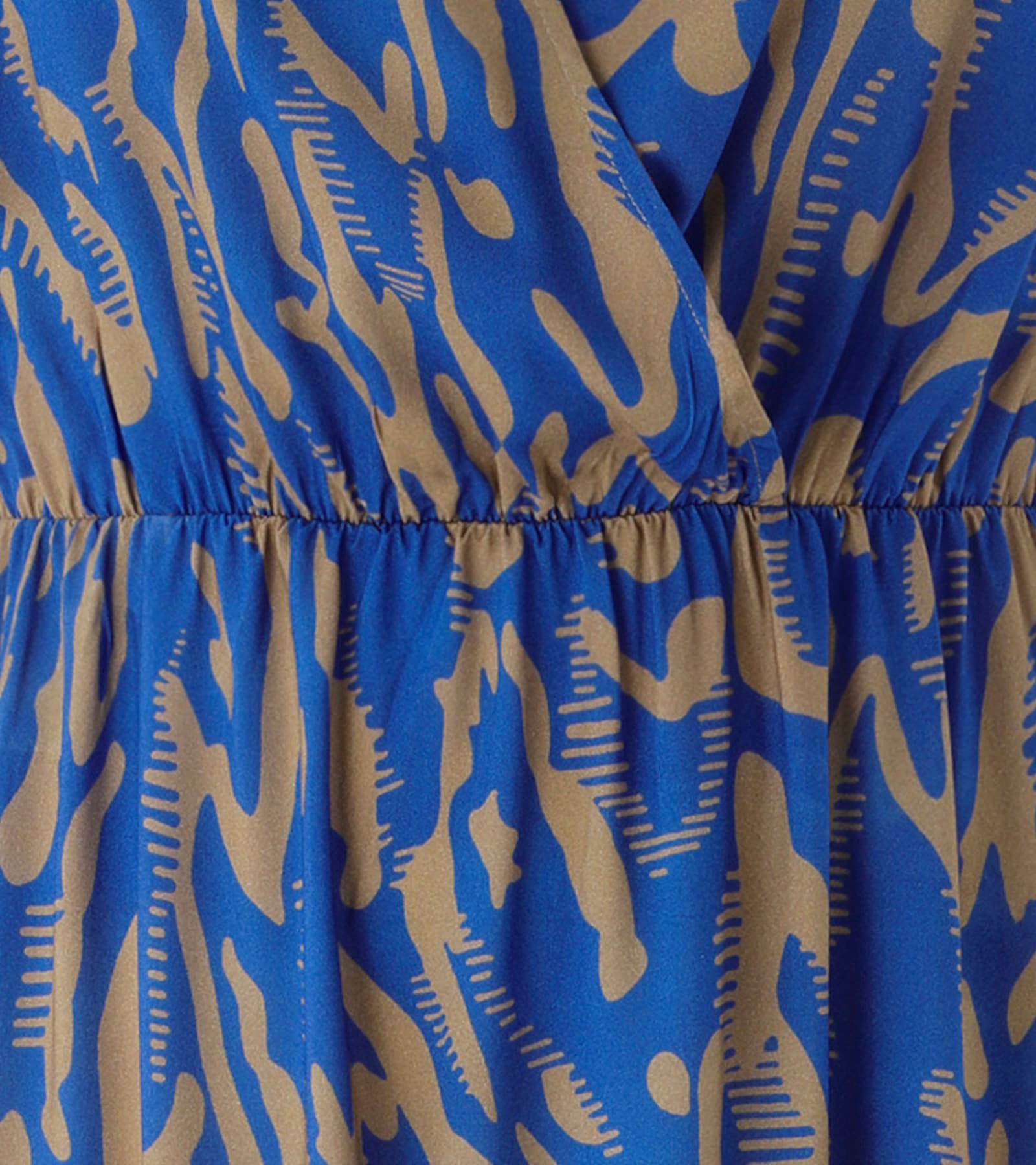 Aniston PLUS Maxikleid - blau-beige