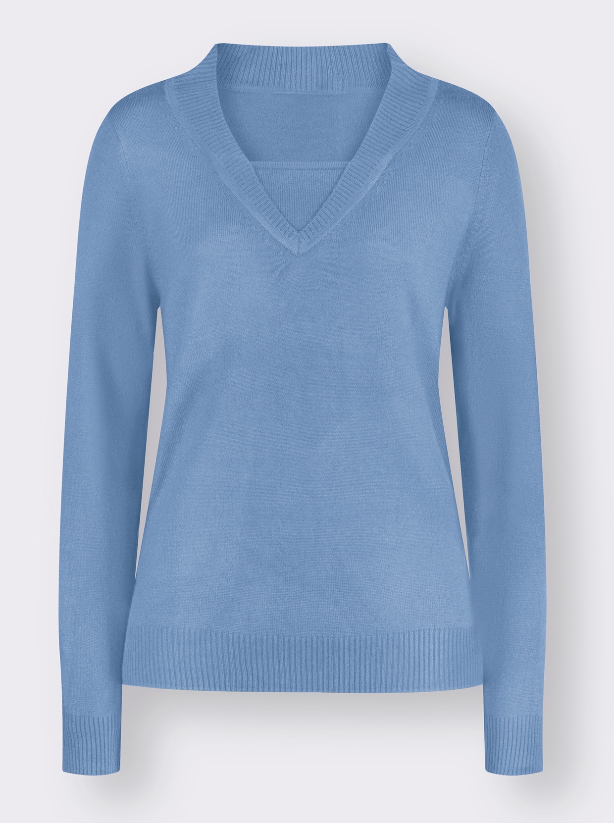 2-in-1-Pullover - himmelblau