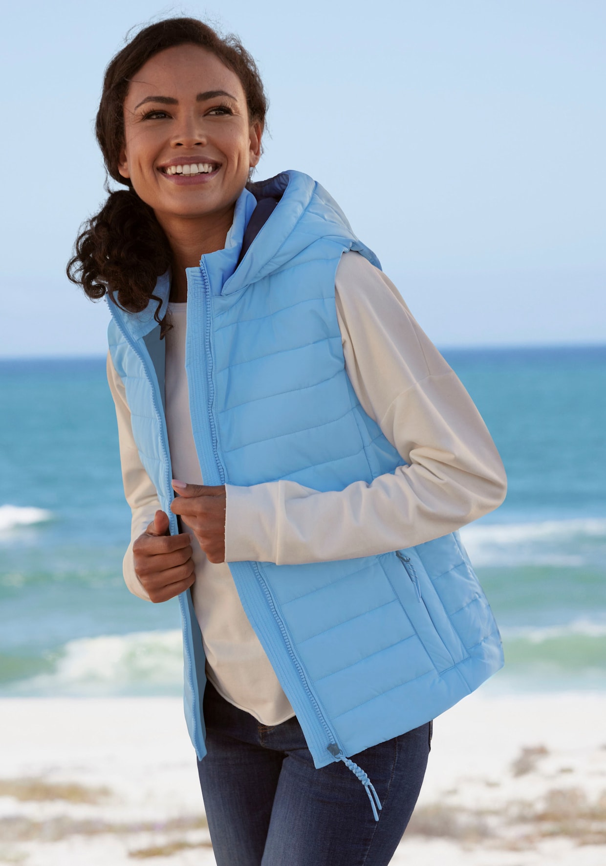 Elbsand Bodywarmer - lichtblauw