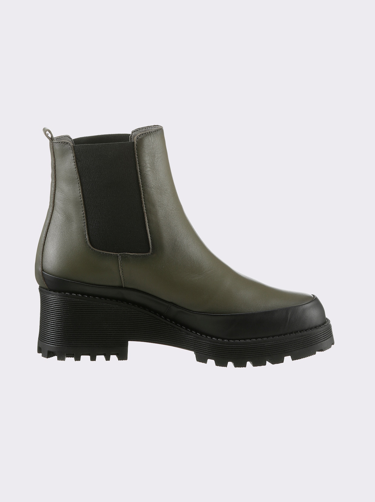 heine Bottines - kaki-noir