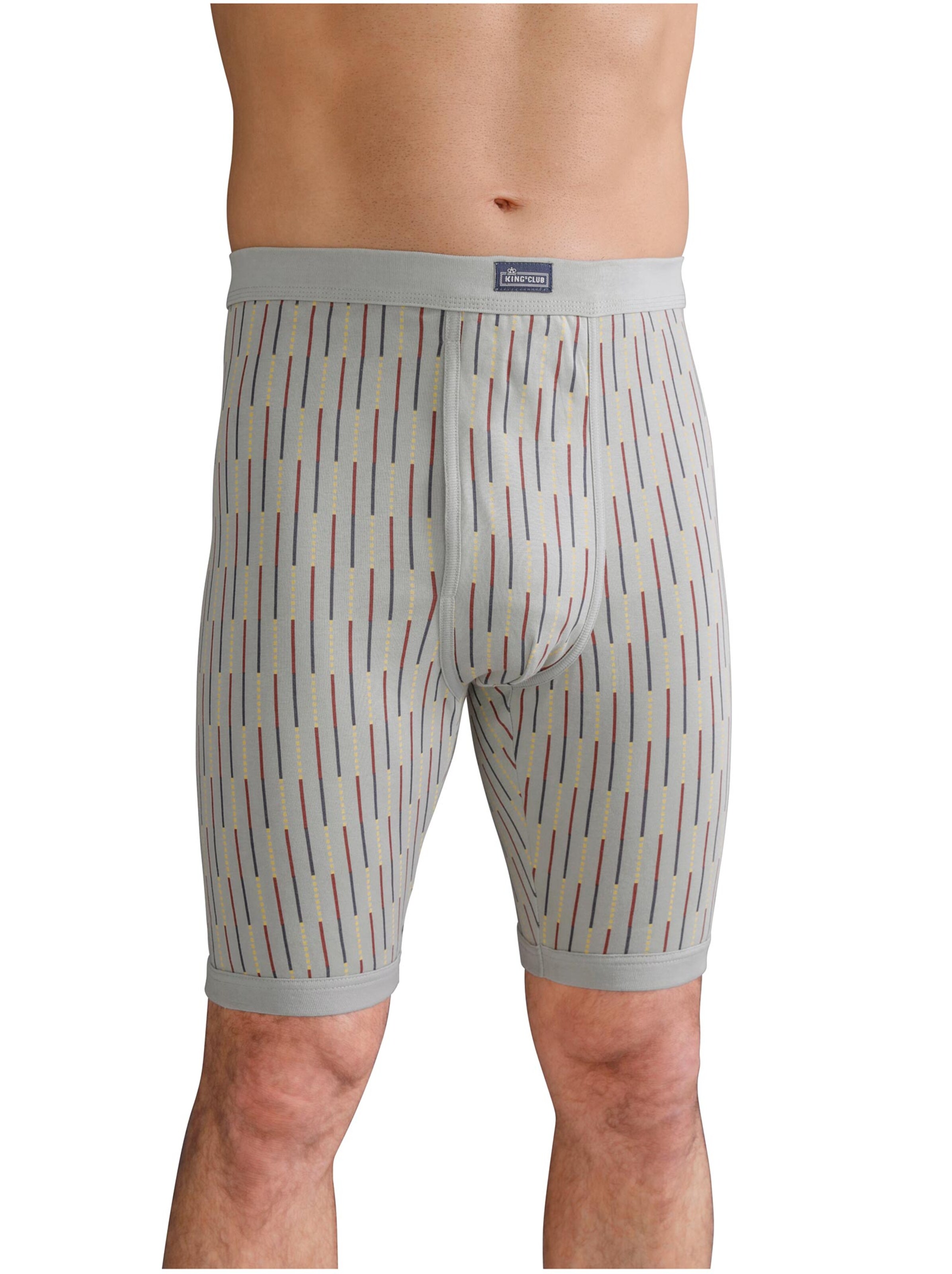 KINGsCLUB Hose knielang - grau + grau-bedruckt